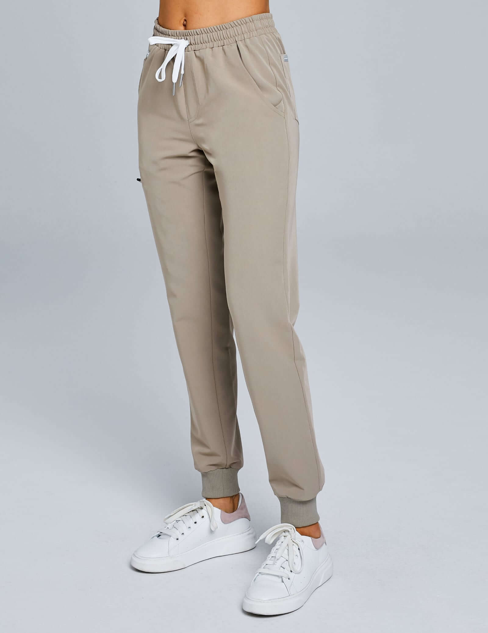 Women's Jogger Pants - BEIGE