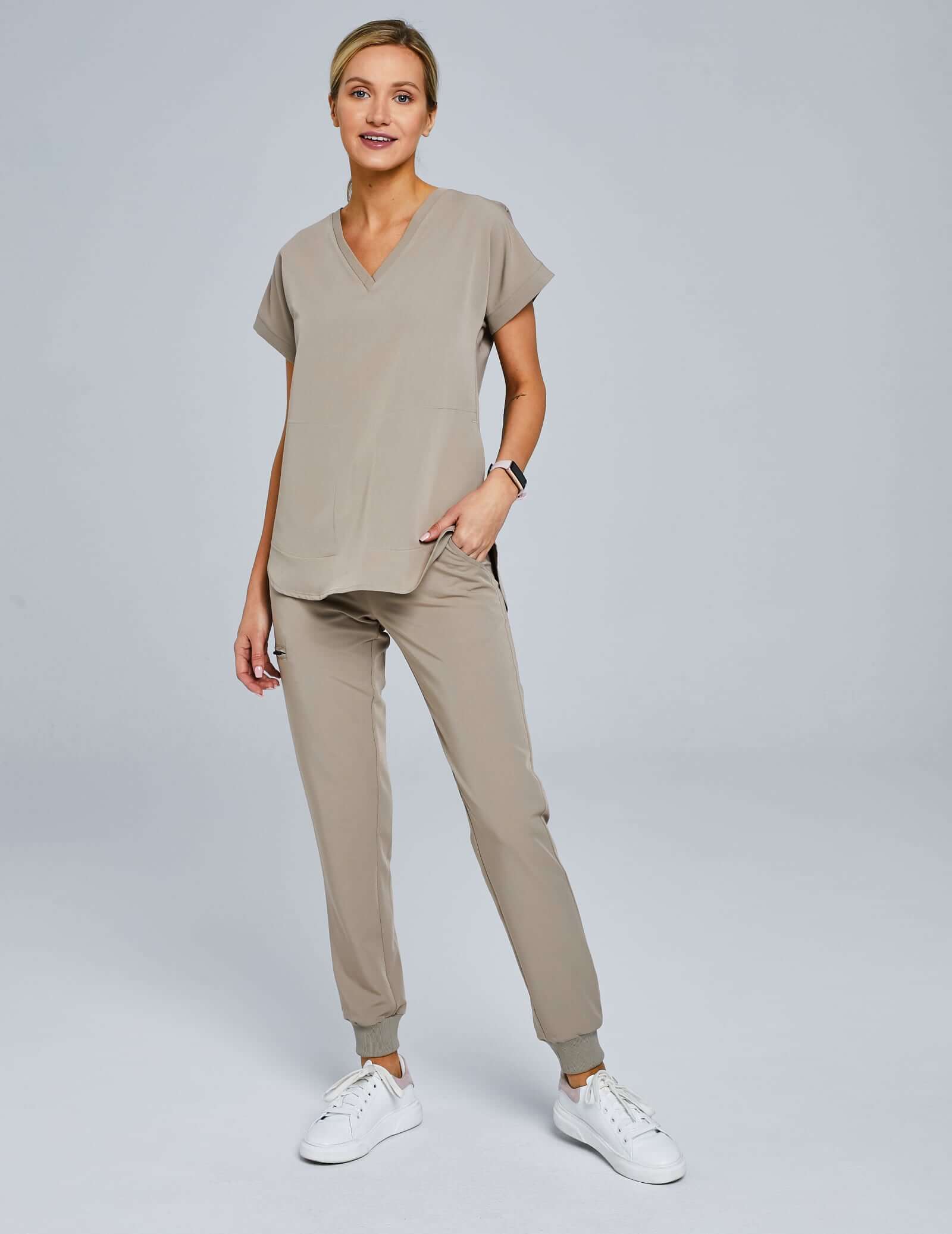 Women's Jogger Pants - BEIGE