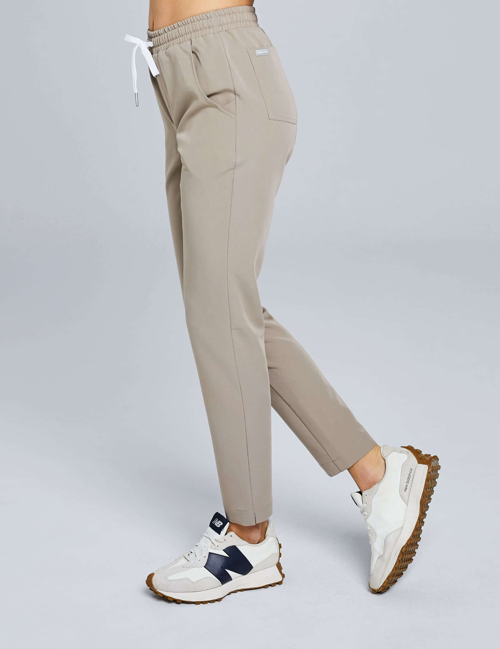 Women's Basic Trousers - BEIGE