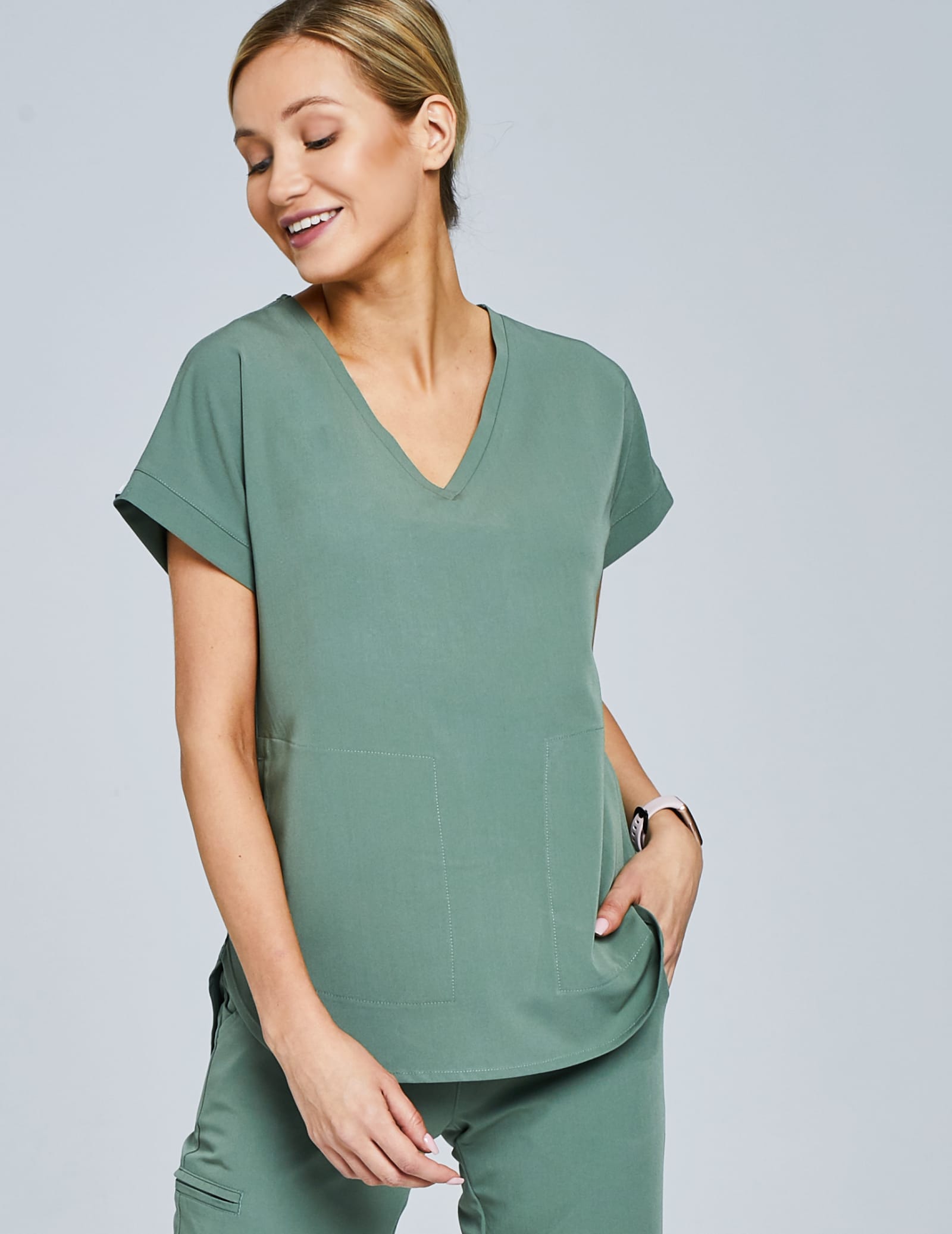 Scrub Top Kendall - KHAKI