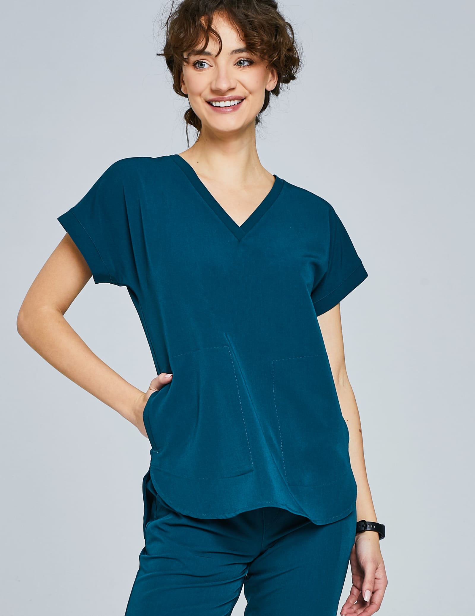 Scrub Top Kendall - DEEP GREEN