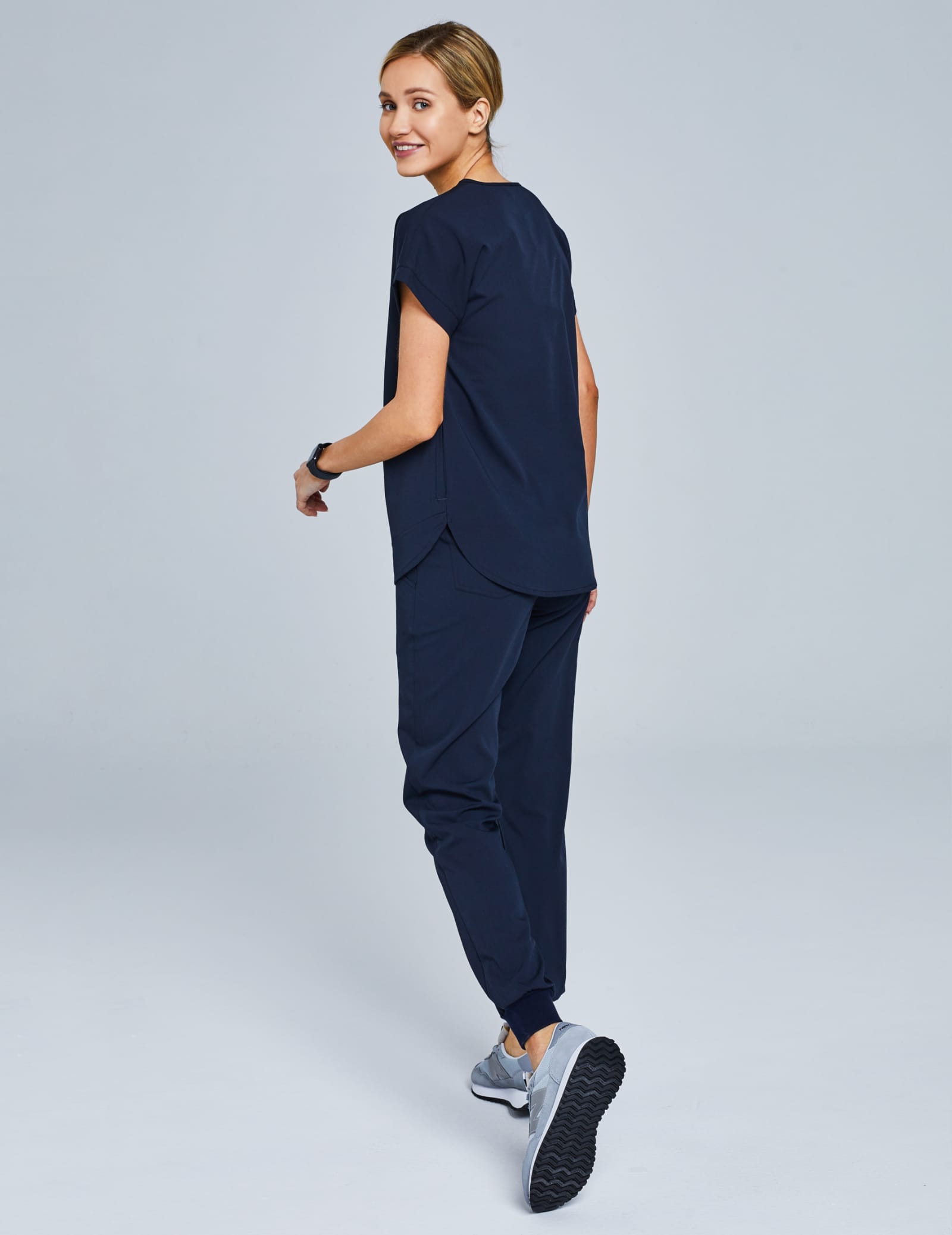 Women's Jogger Scrub Pants - Midnight Blue