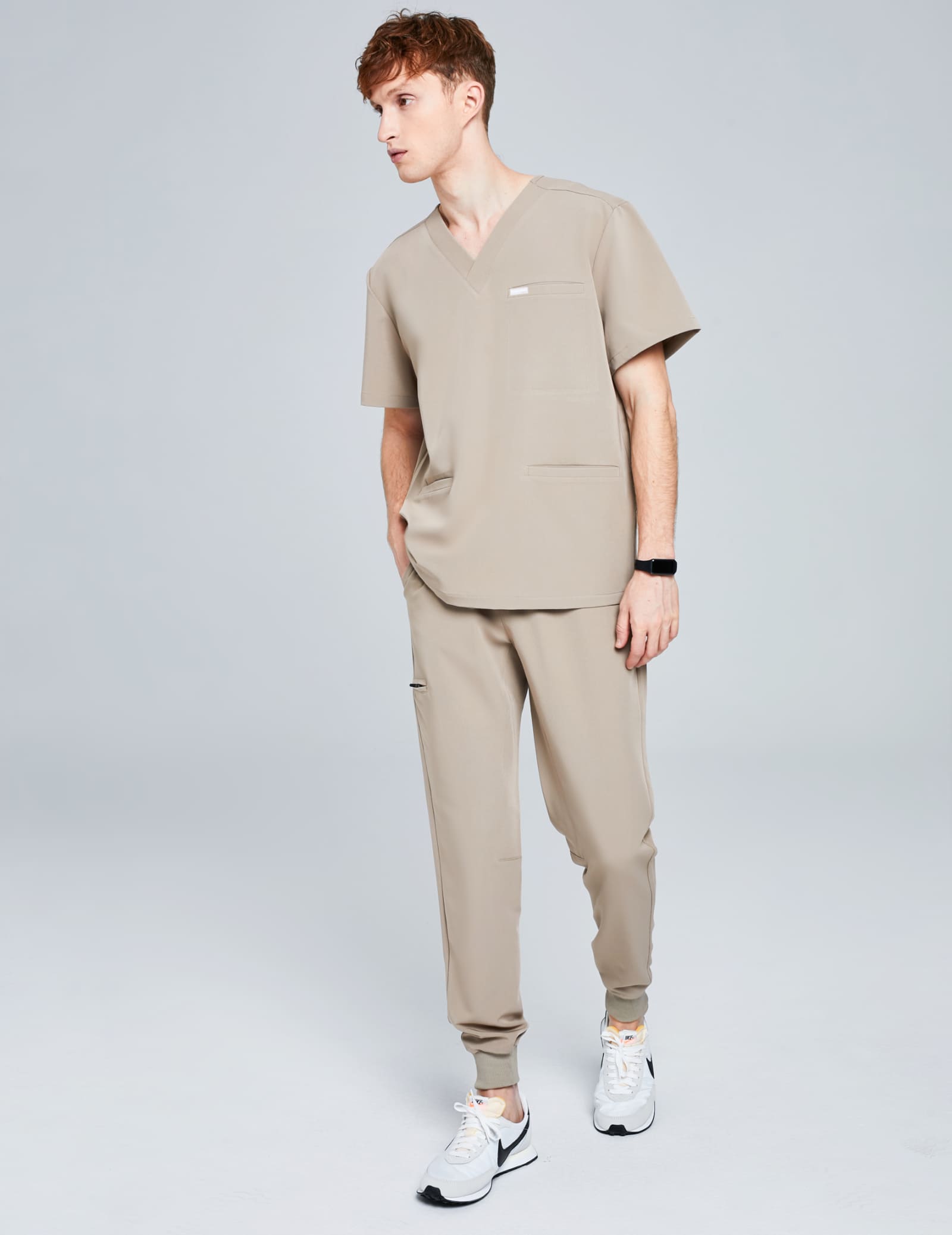 Men's Joggers Pants - BEIGE