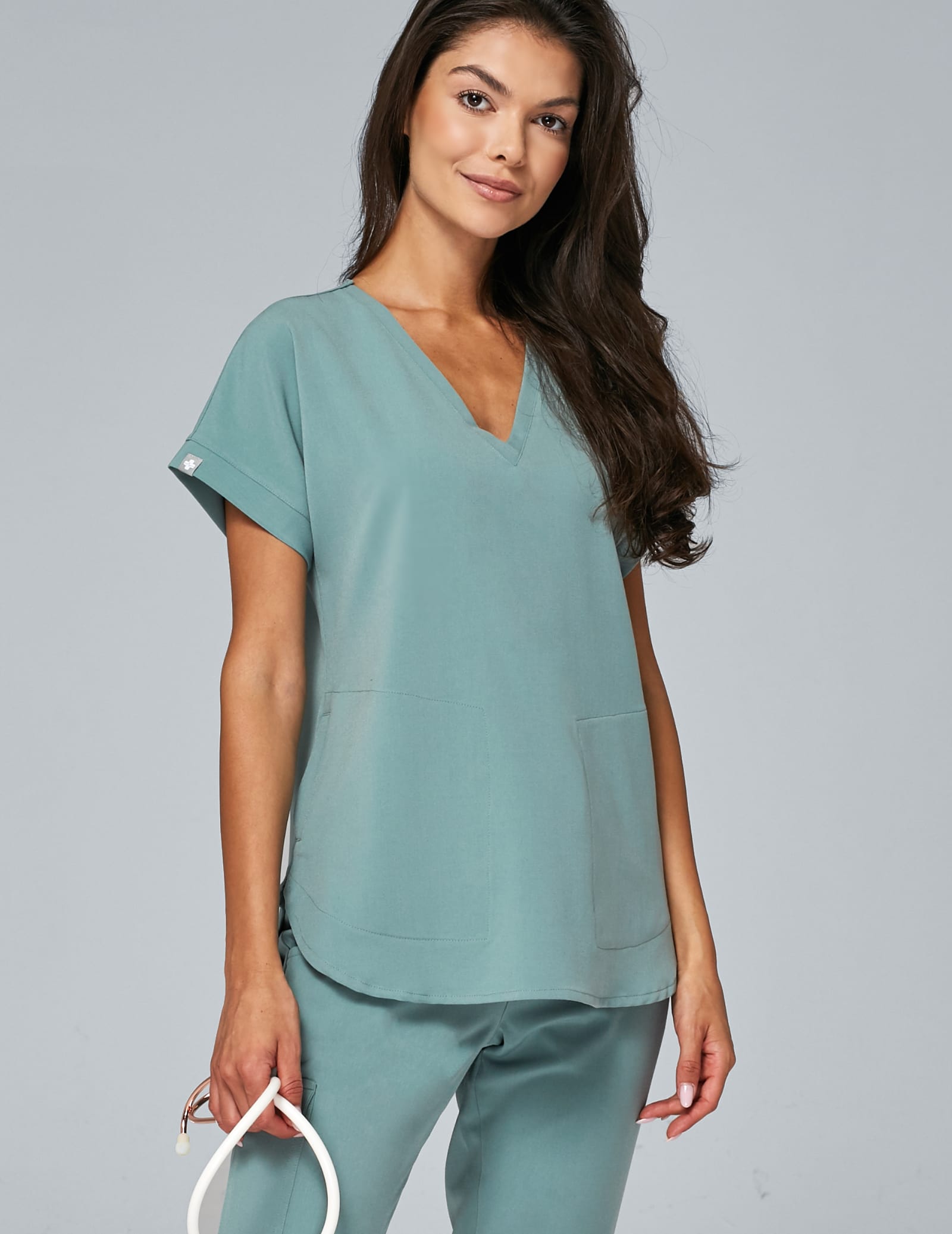 Kendall Medical Sweatshirt - DUSTY GREEN