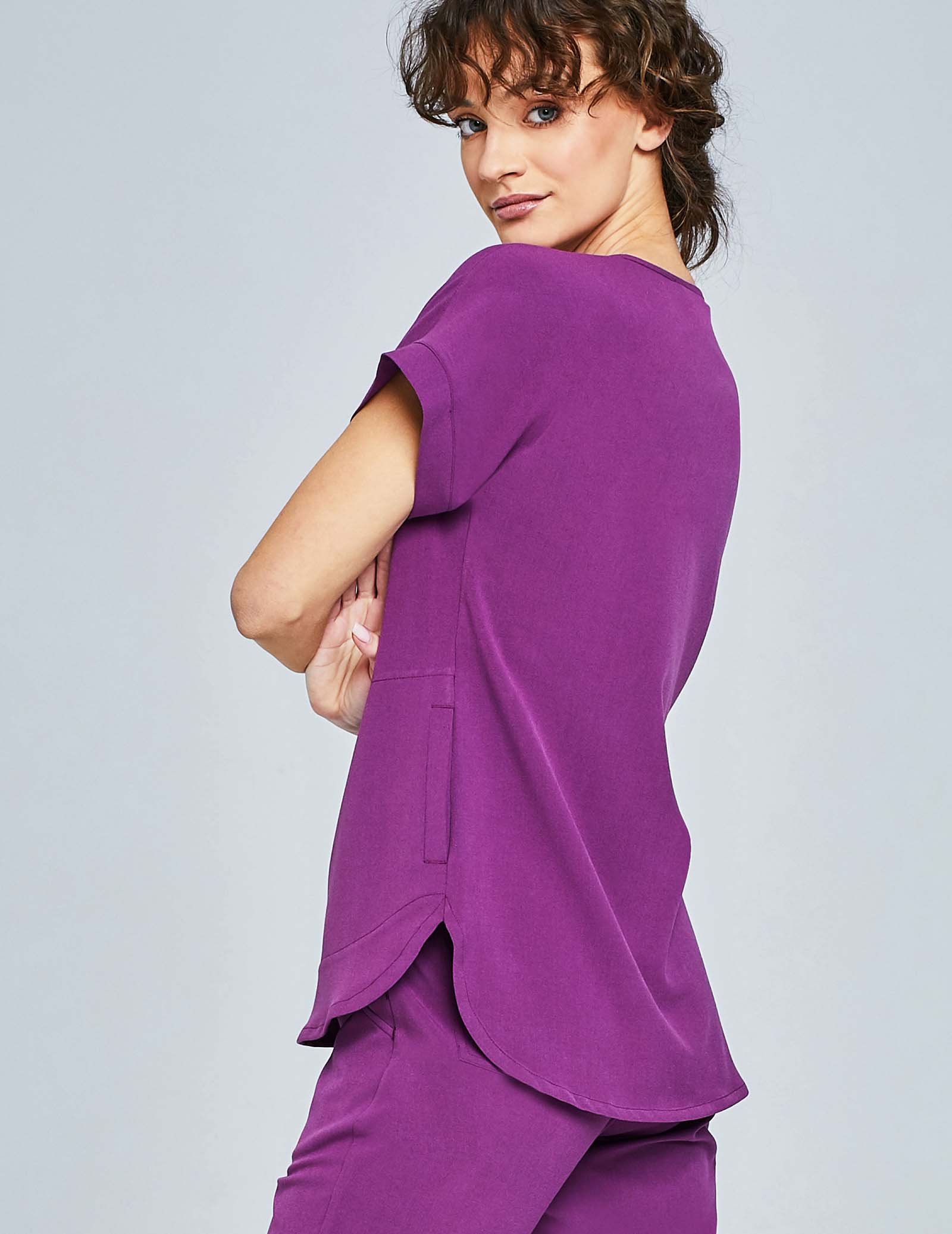 Scrub Top Kendall - GRAPE PURPLE