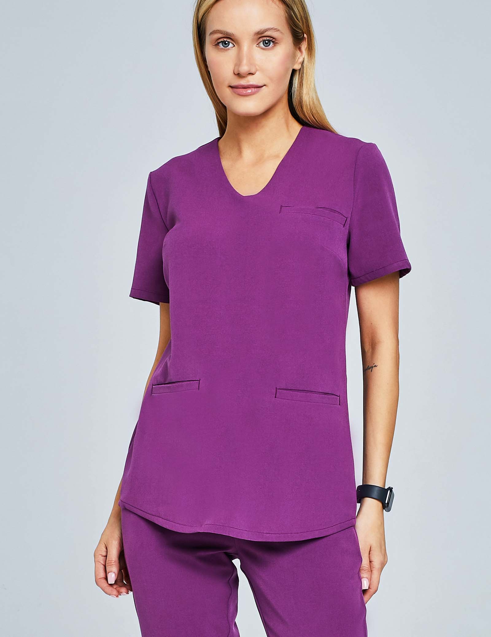 Grace Medical Sweatshirt - GRAPE PURPLE