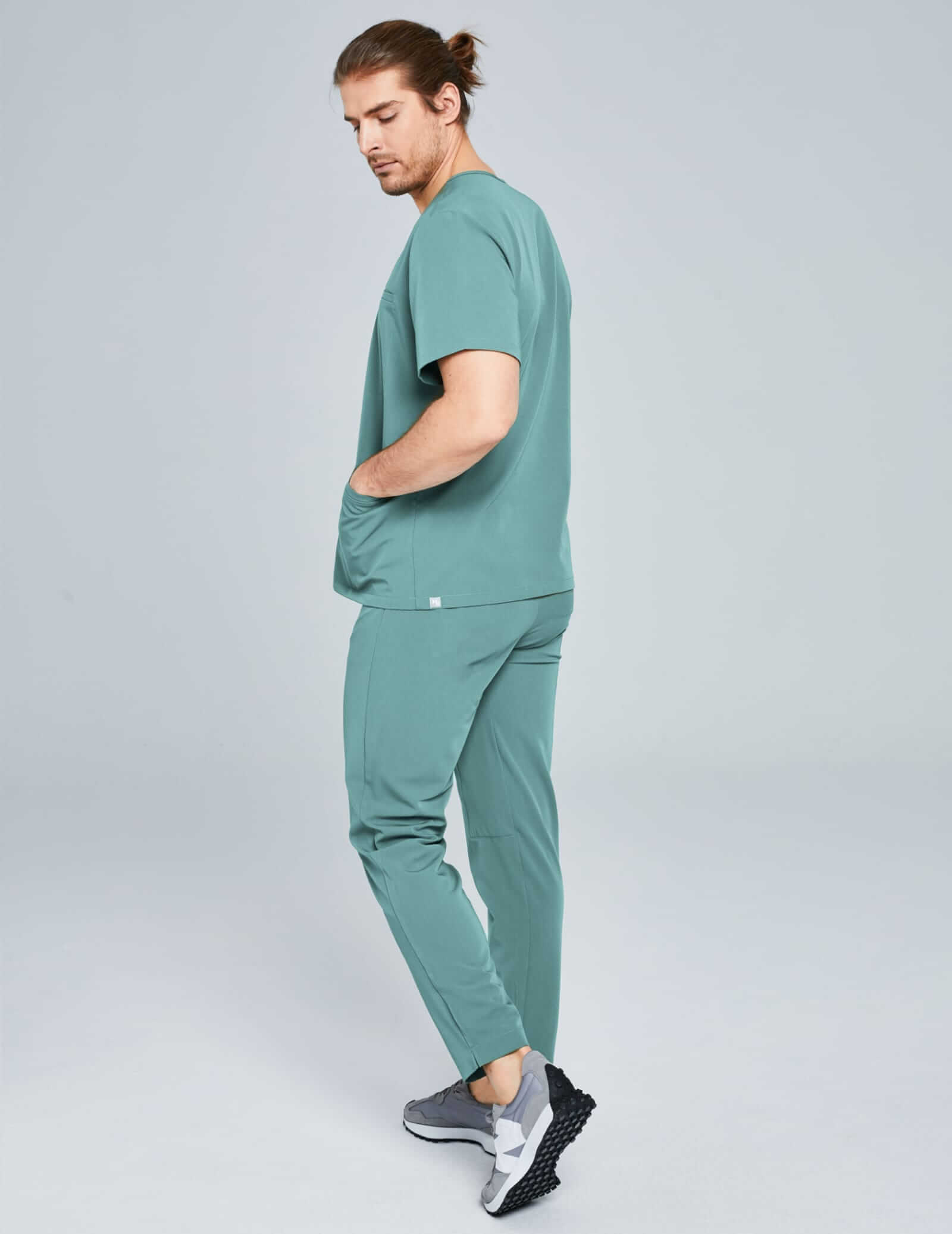 Men's Basic Pants - DUSTY GREEN