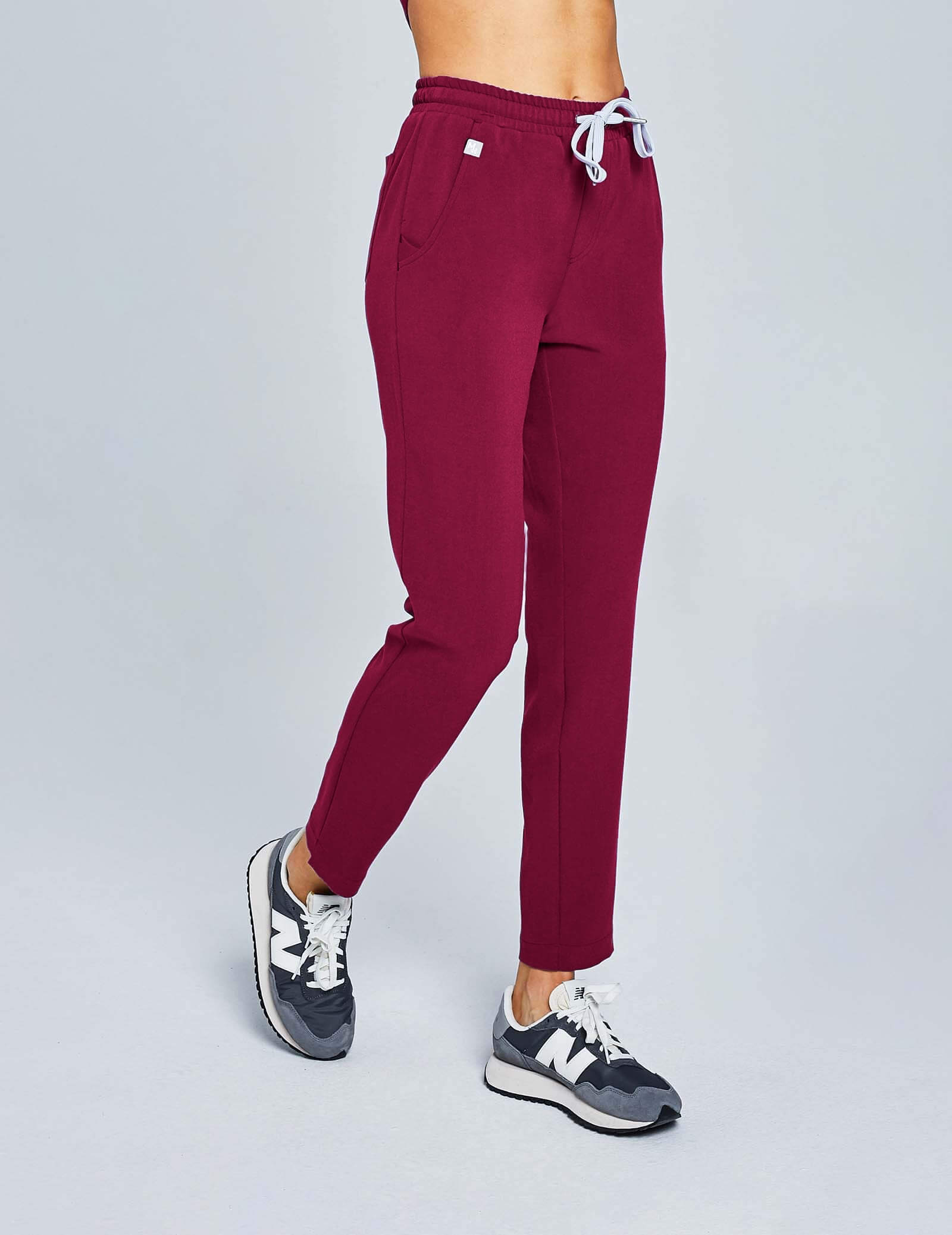 Women's Basic Pants - ROMANTIC CHERRY