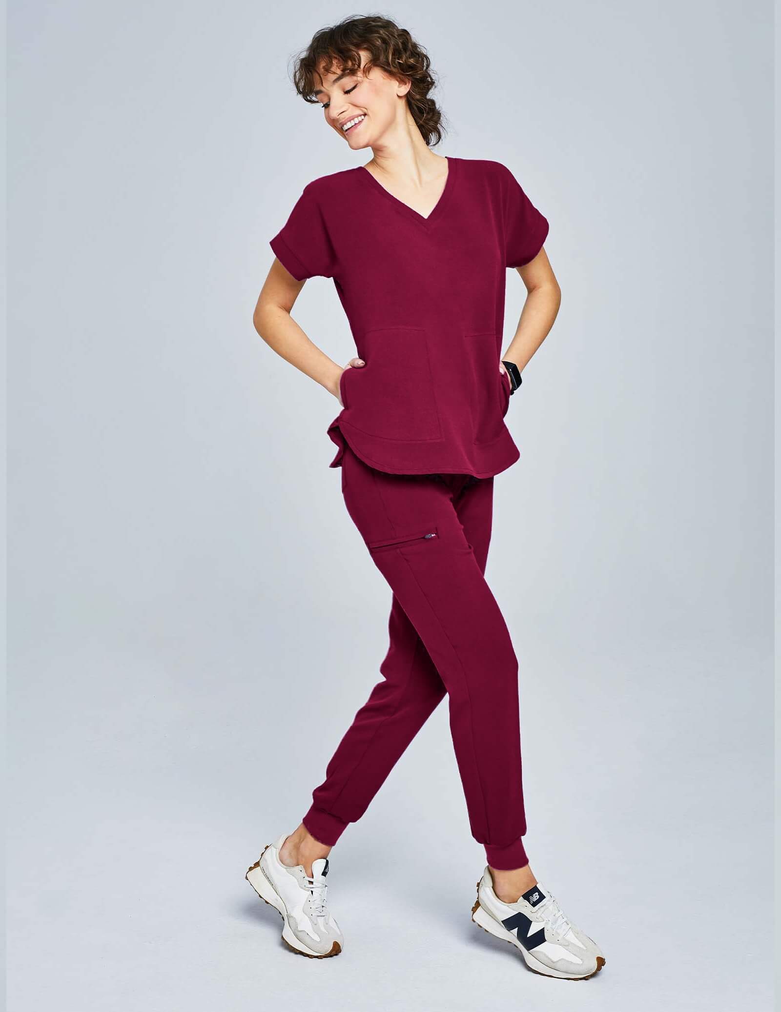 Women's Joggers Pants - ROMANTIC CHERRY