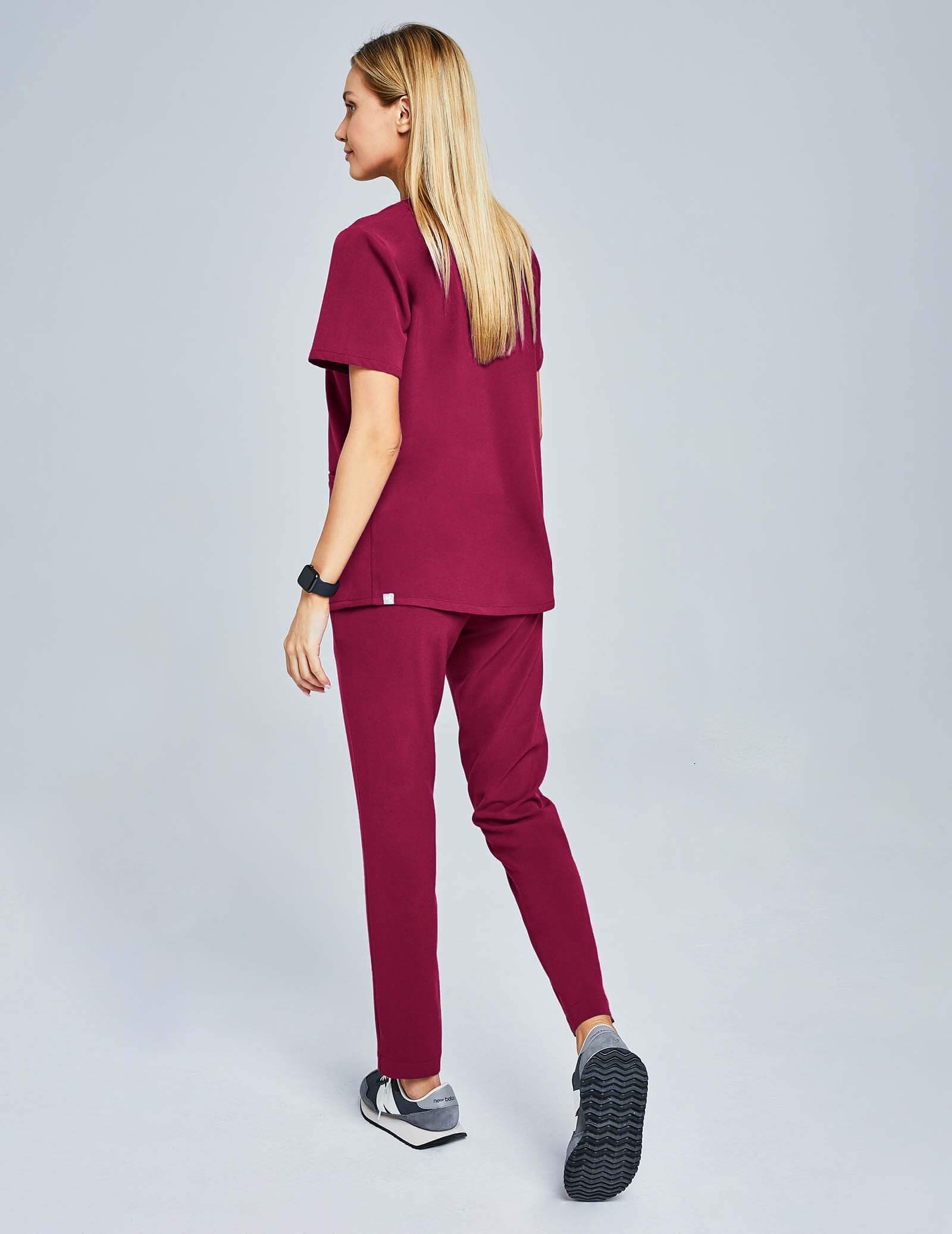 Women's Basic Pants - ROMANTIC CHERRY