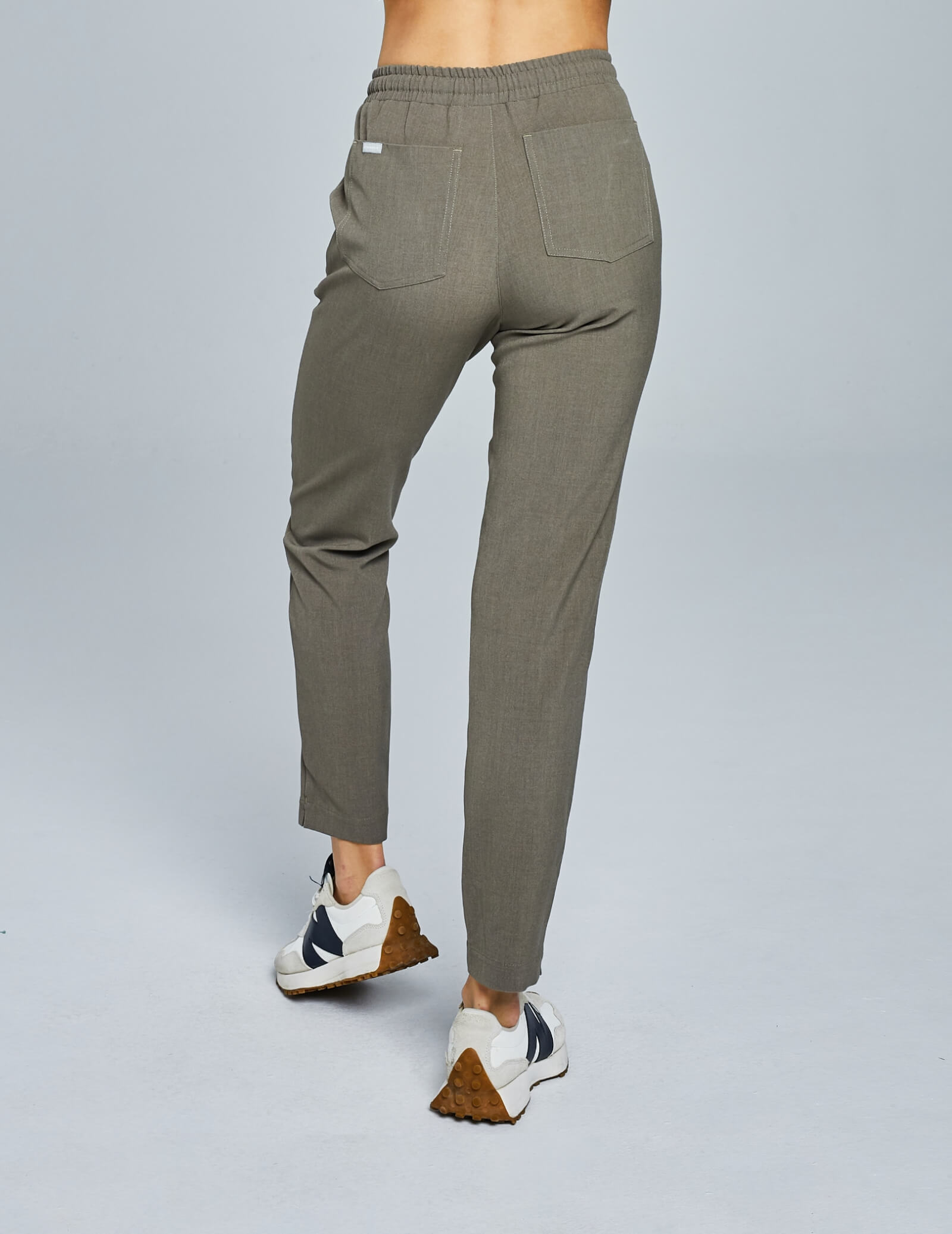 Women's Basic Pants - DARK SAND