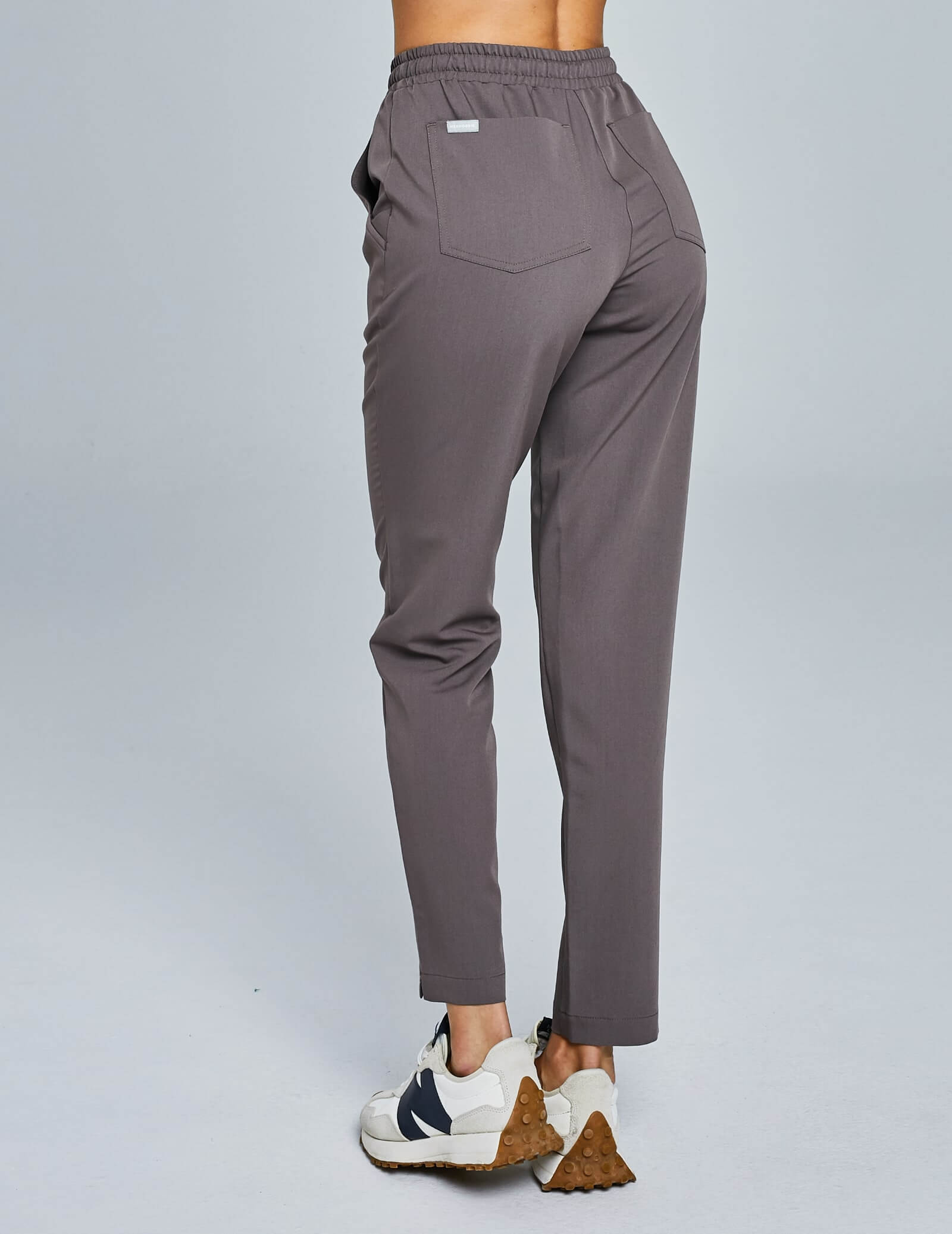 Women's Basic Trousers - CHOCOLATE BROWN