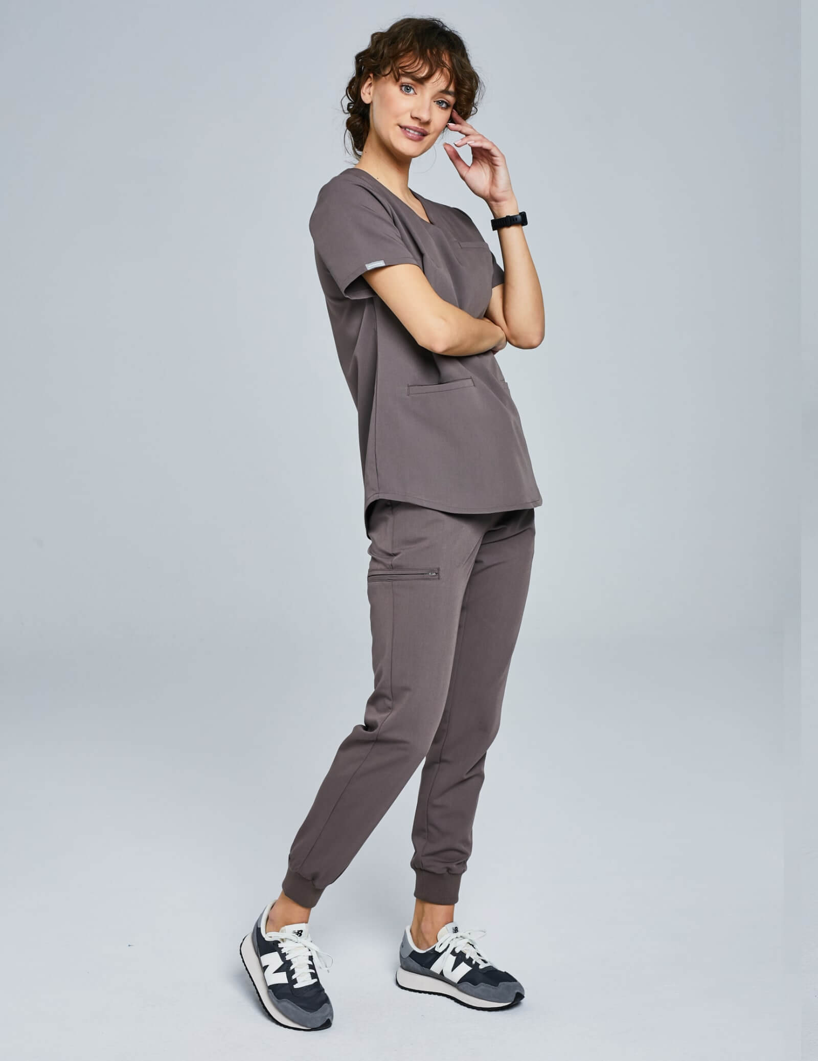 Women's Jogger Pants - CHOCOLATE BROWN