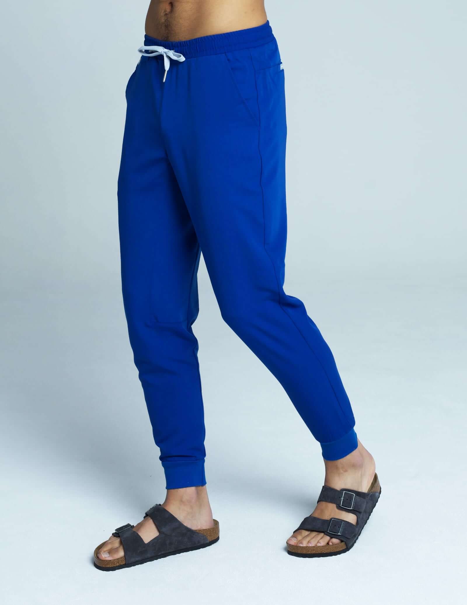 Men's Joggers Pants - COBALT BLUE