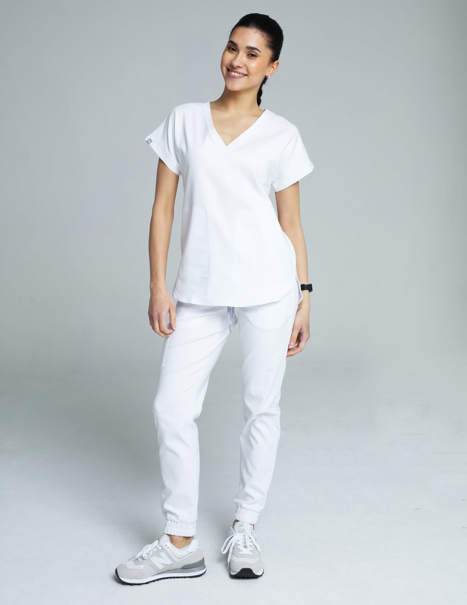 Women's Joggers - White