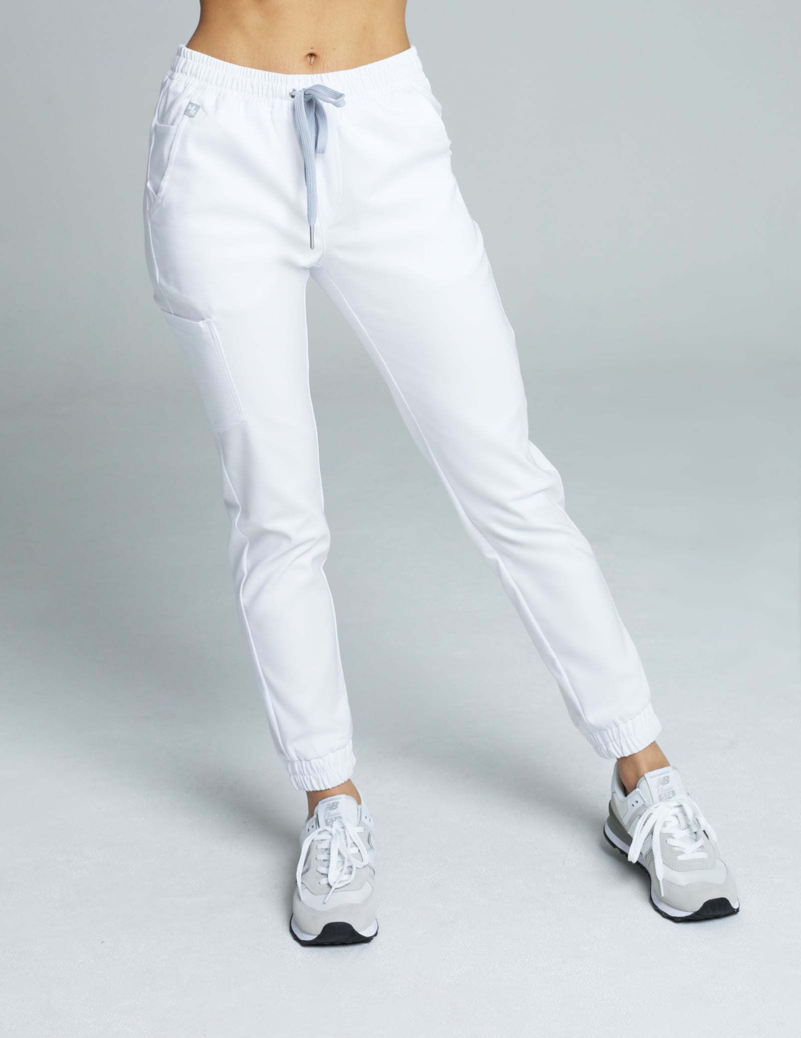 Women's Joggers - White