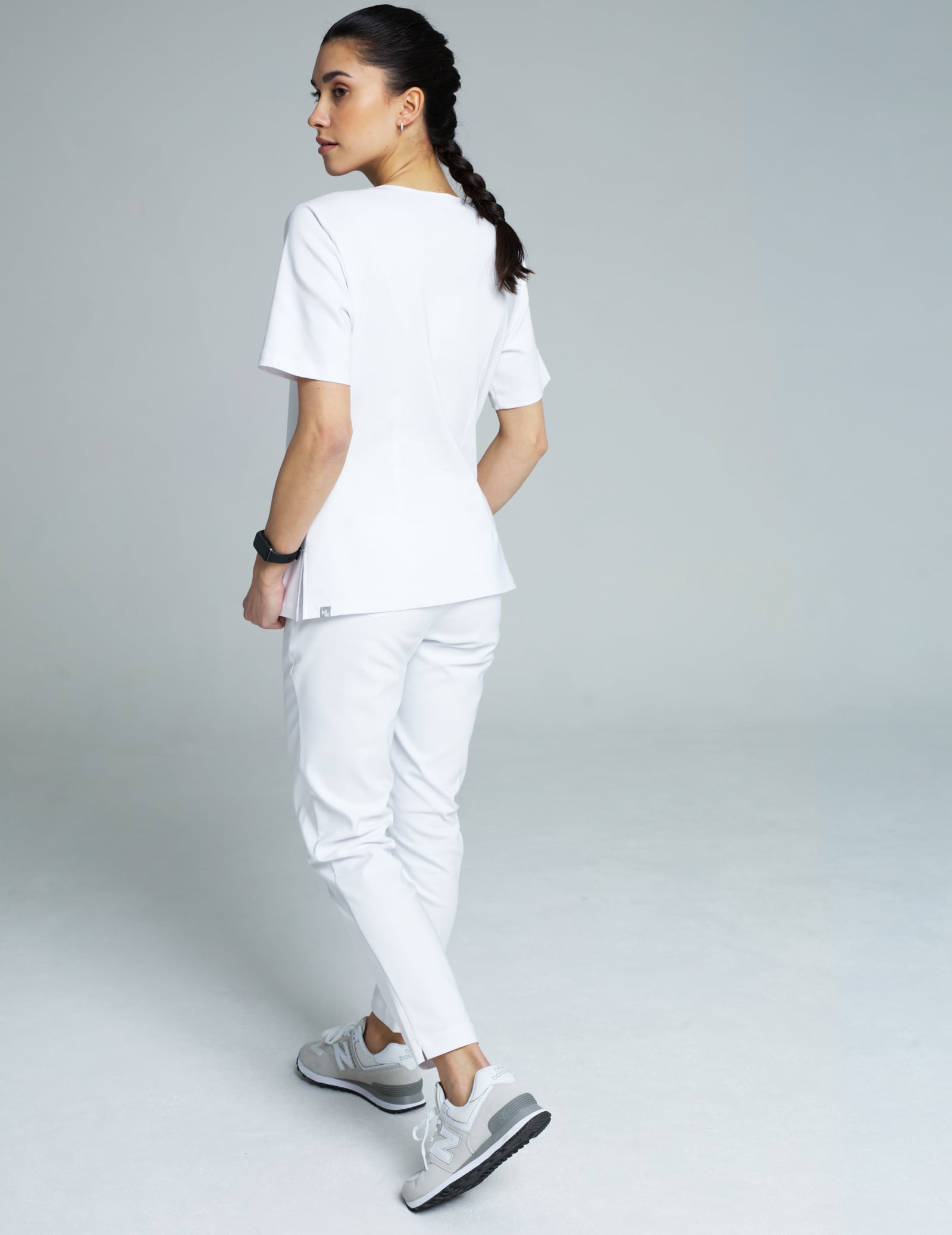 Women's Basic Pants - White