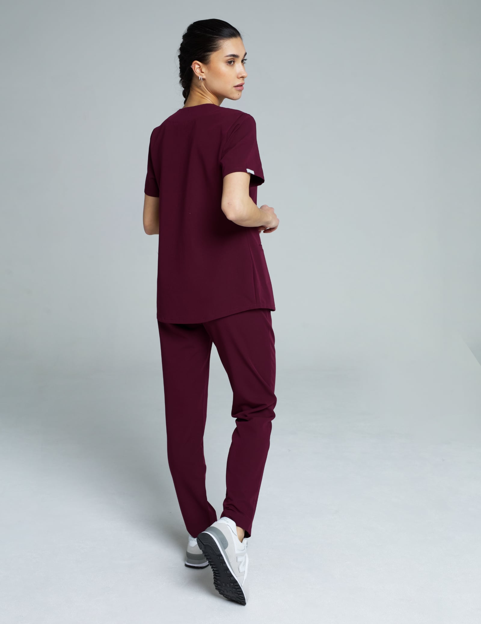 Grace Medical Hoodie - BURGUNDY