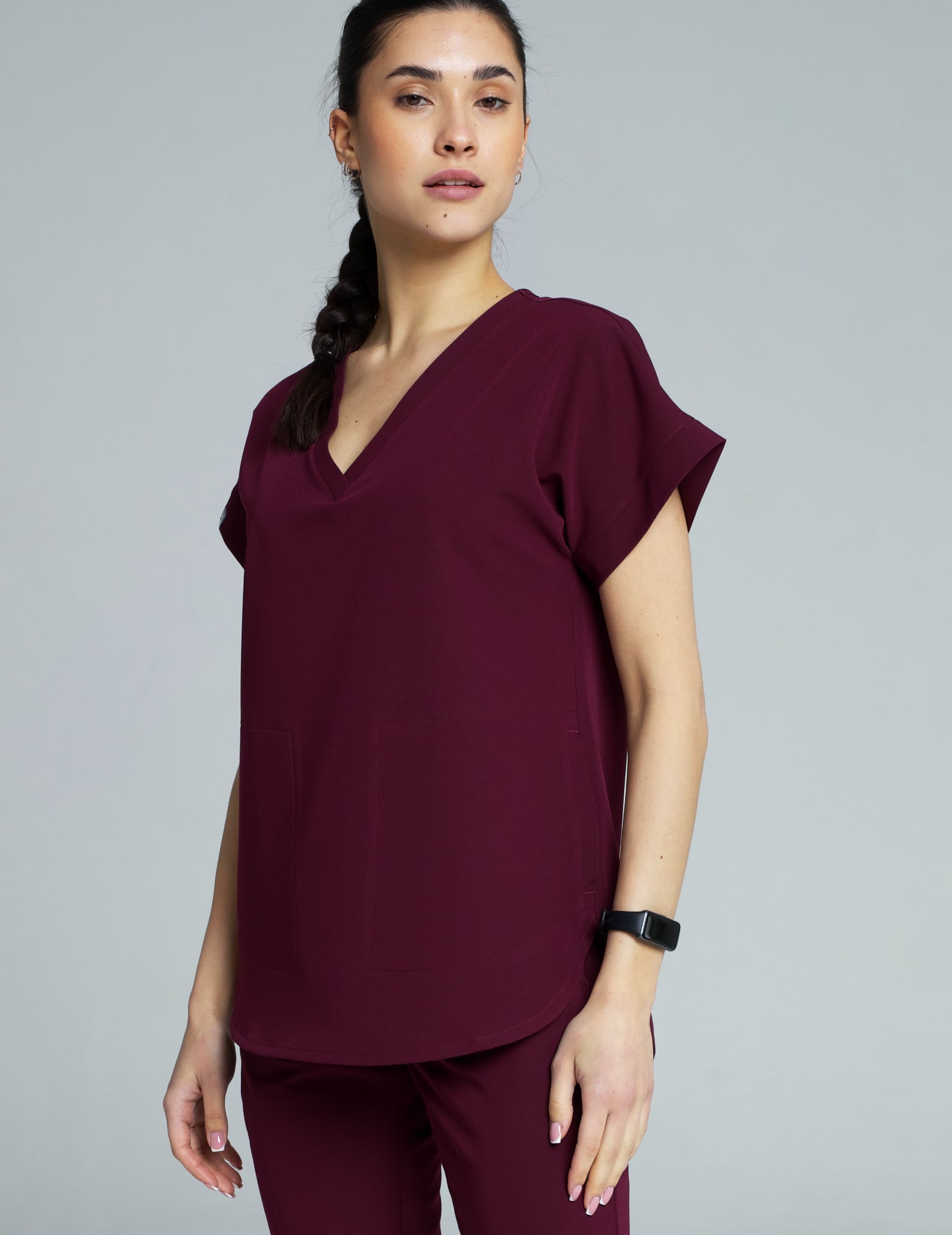 Kendall Medical Hoodie - BURGUNDY