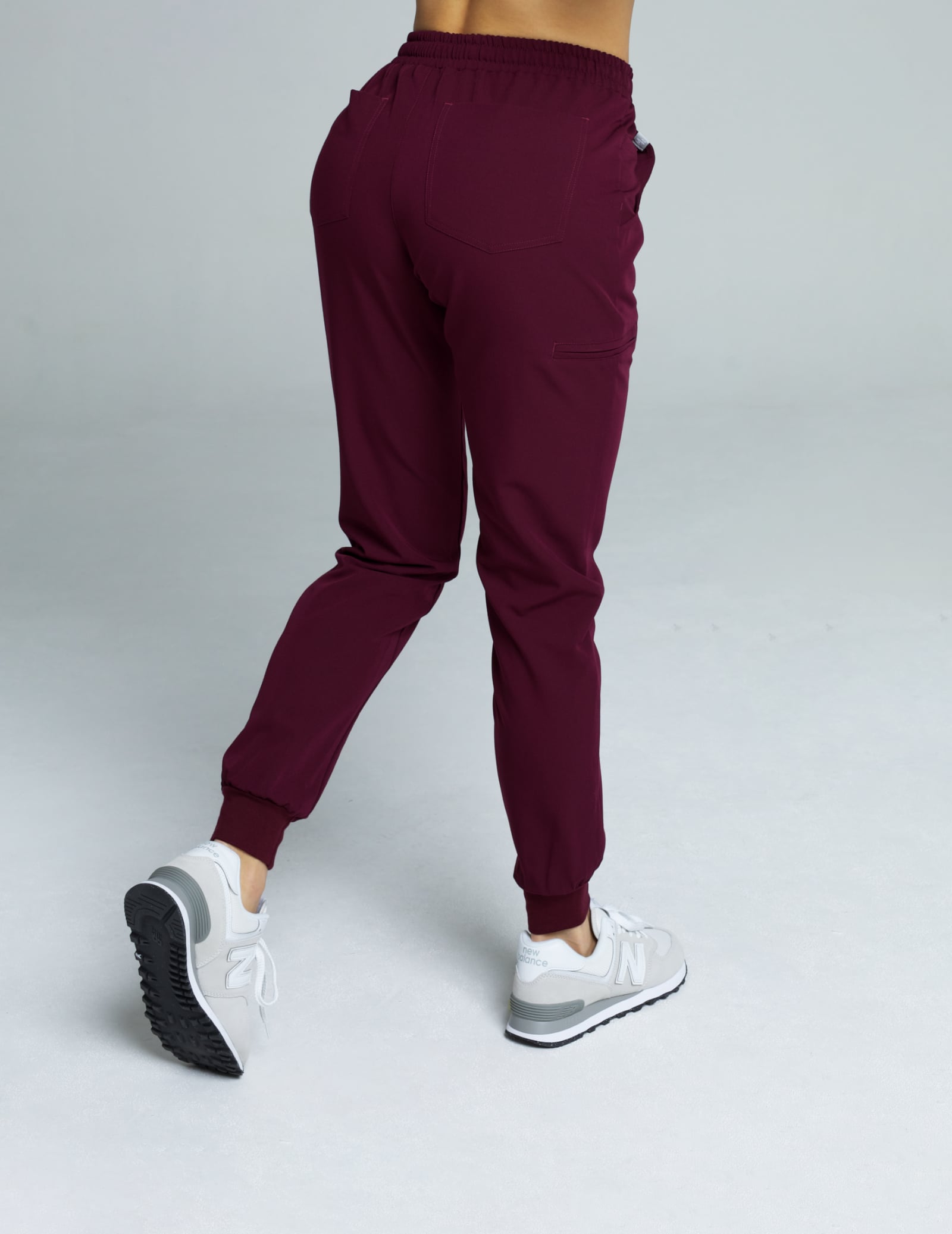 Women's Jogger Pants - BURGUNDY