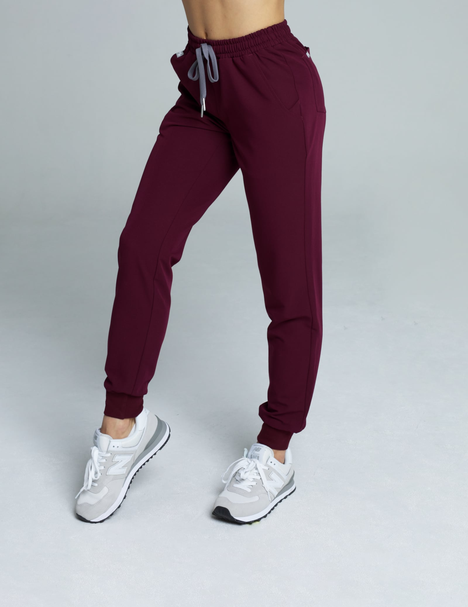 Women's Jogger Pants - BURGUNDY