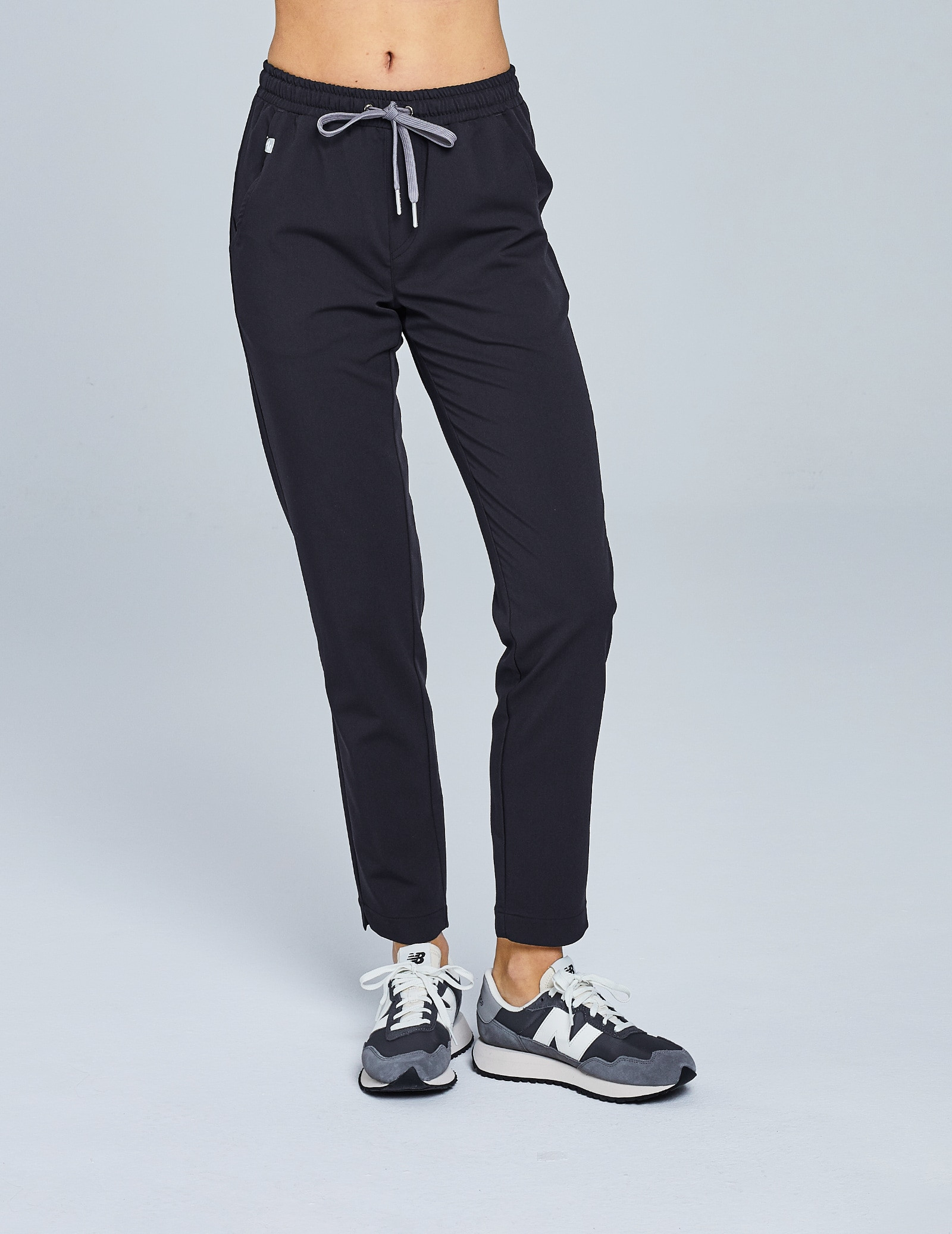 Slim Fit Pants - True Black