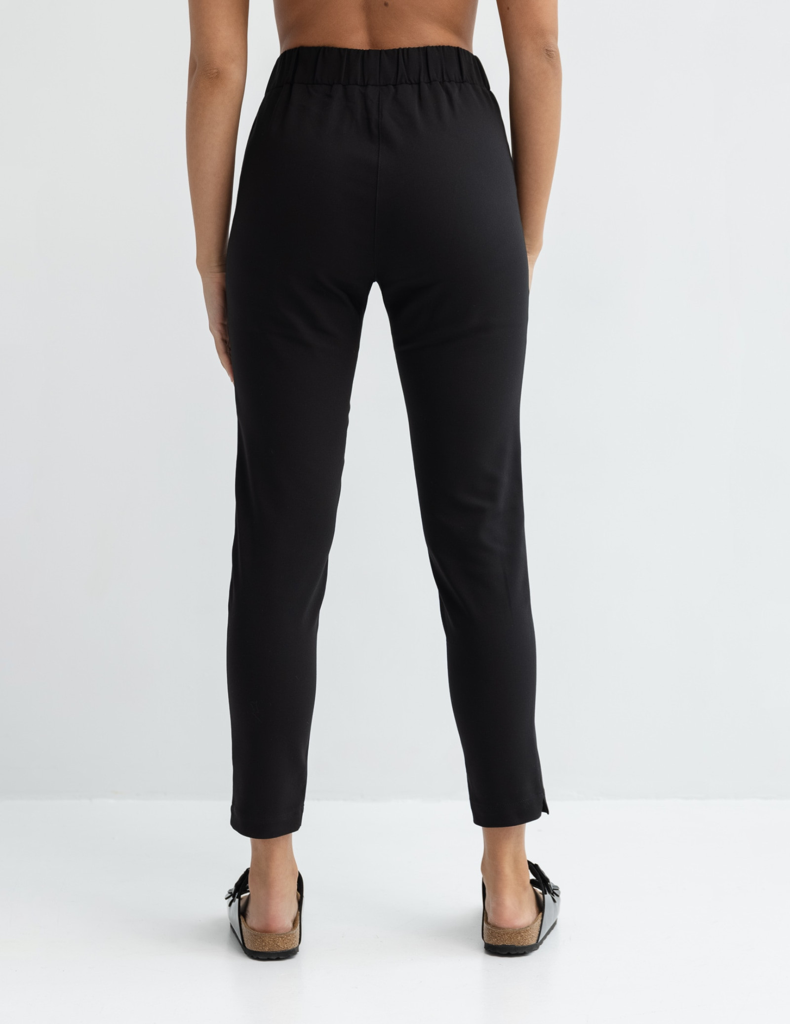 Slim Fit Pants - True Black