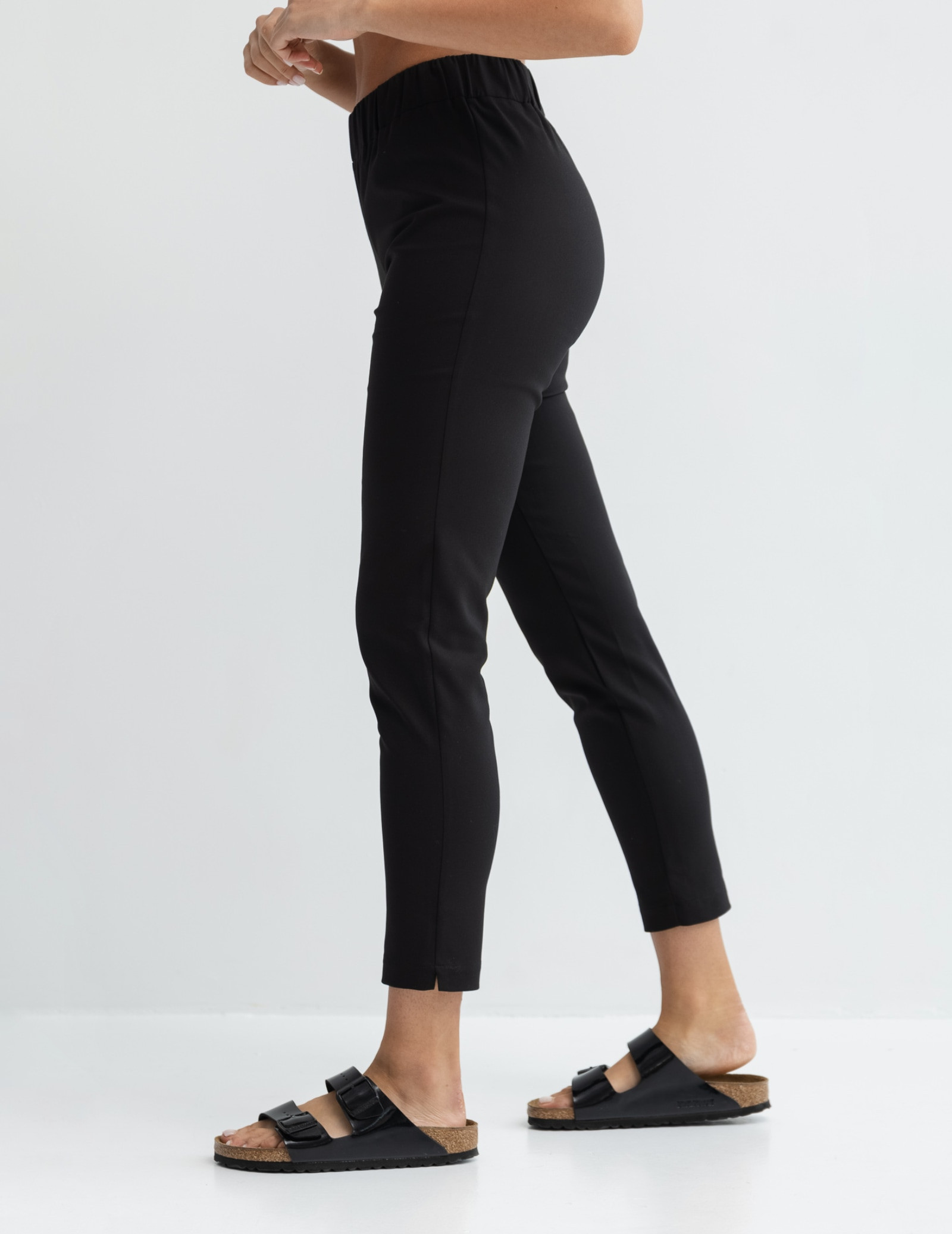 Slim Fit Pants - True Black