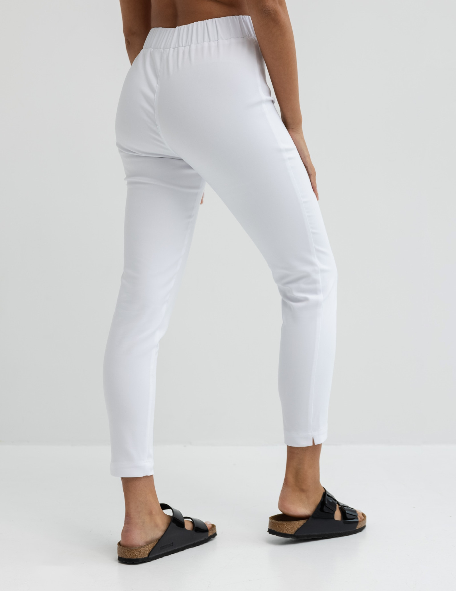 Slim Fit Pants - White