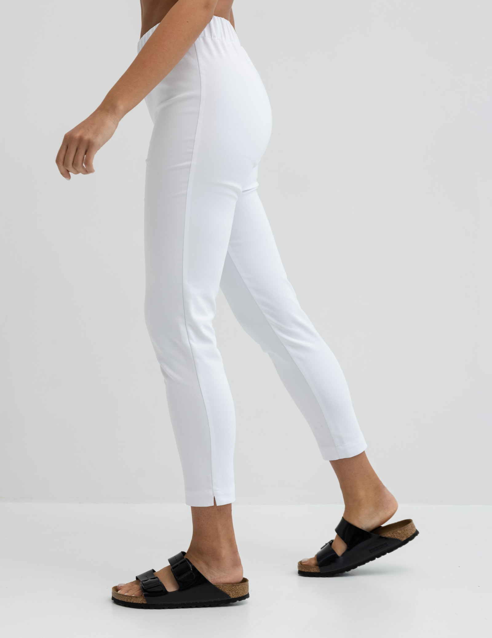 Slim Fit Pants - White