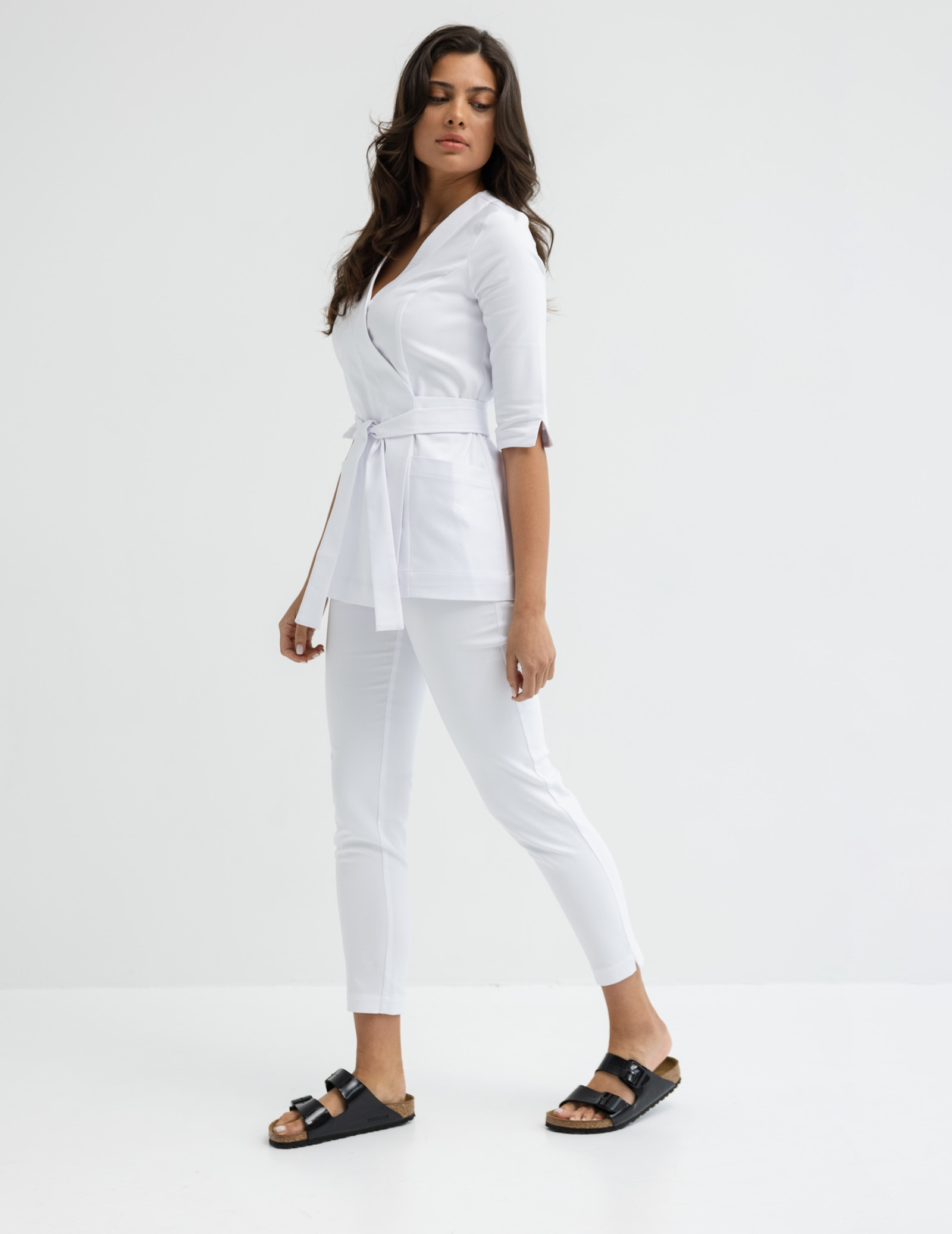 Slim Fit Pants - White