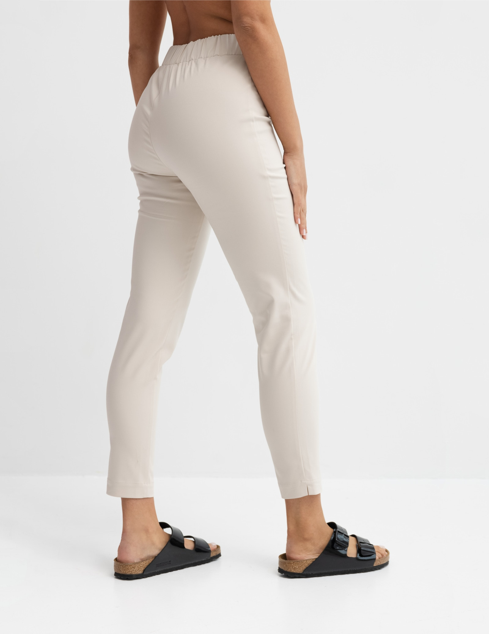 Slim Fit Pants - Nude