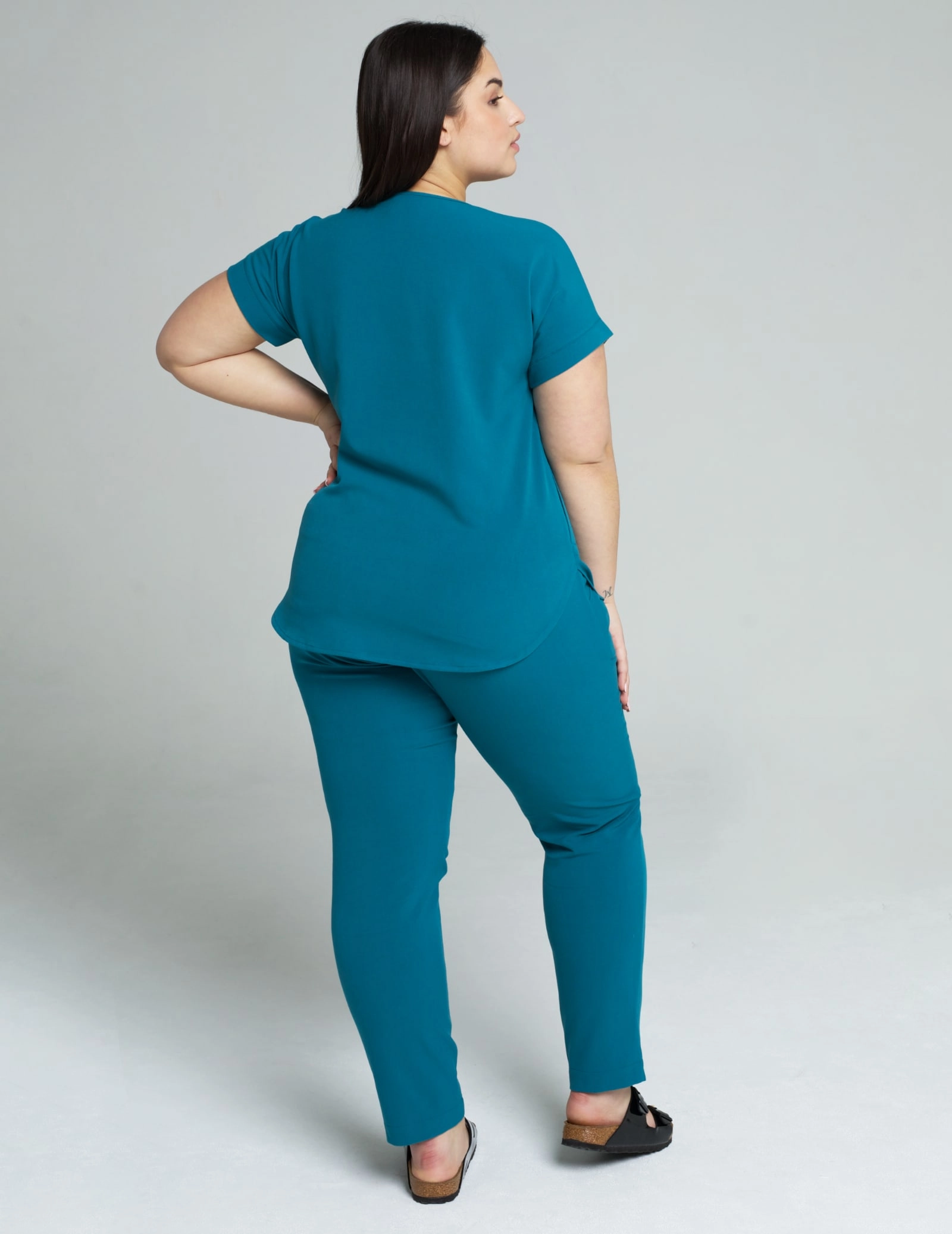 Women's Basic Pants - OCEAN BLUE