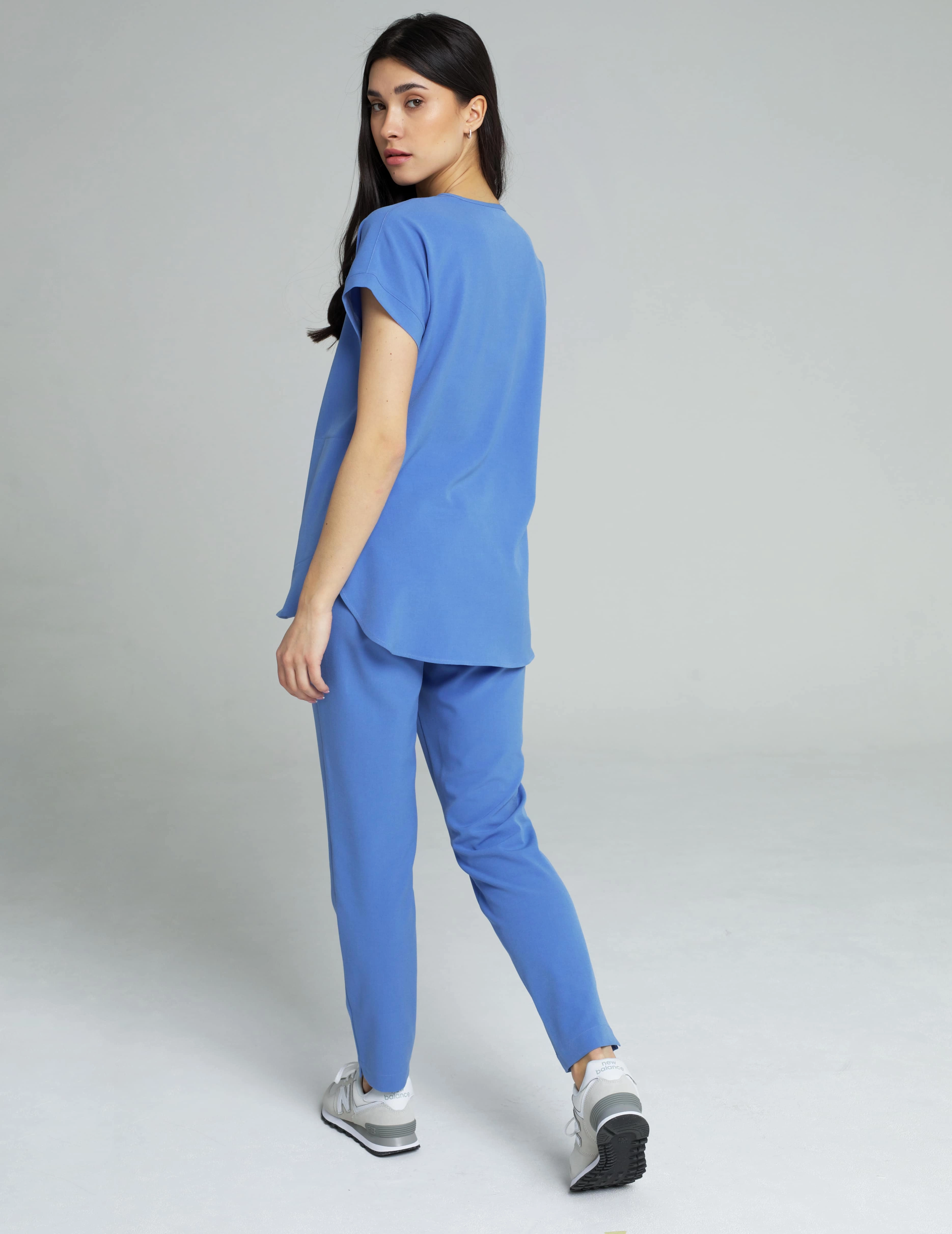 Kendall Scrub Top - MARINA BLUE