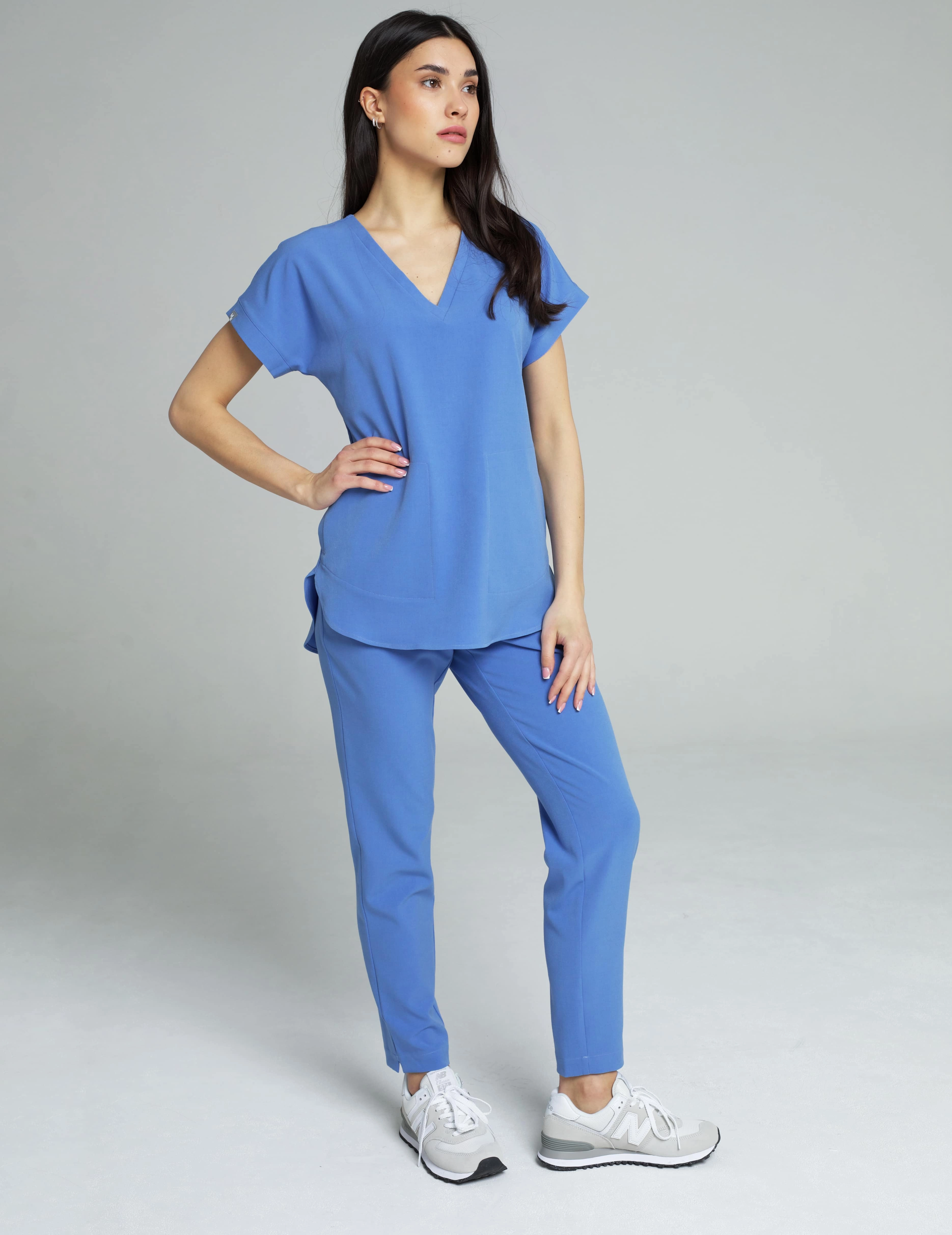 Kendall Scrub Top - MARINA BLUE