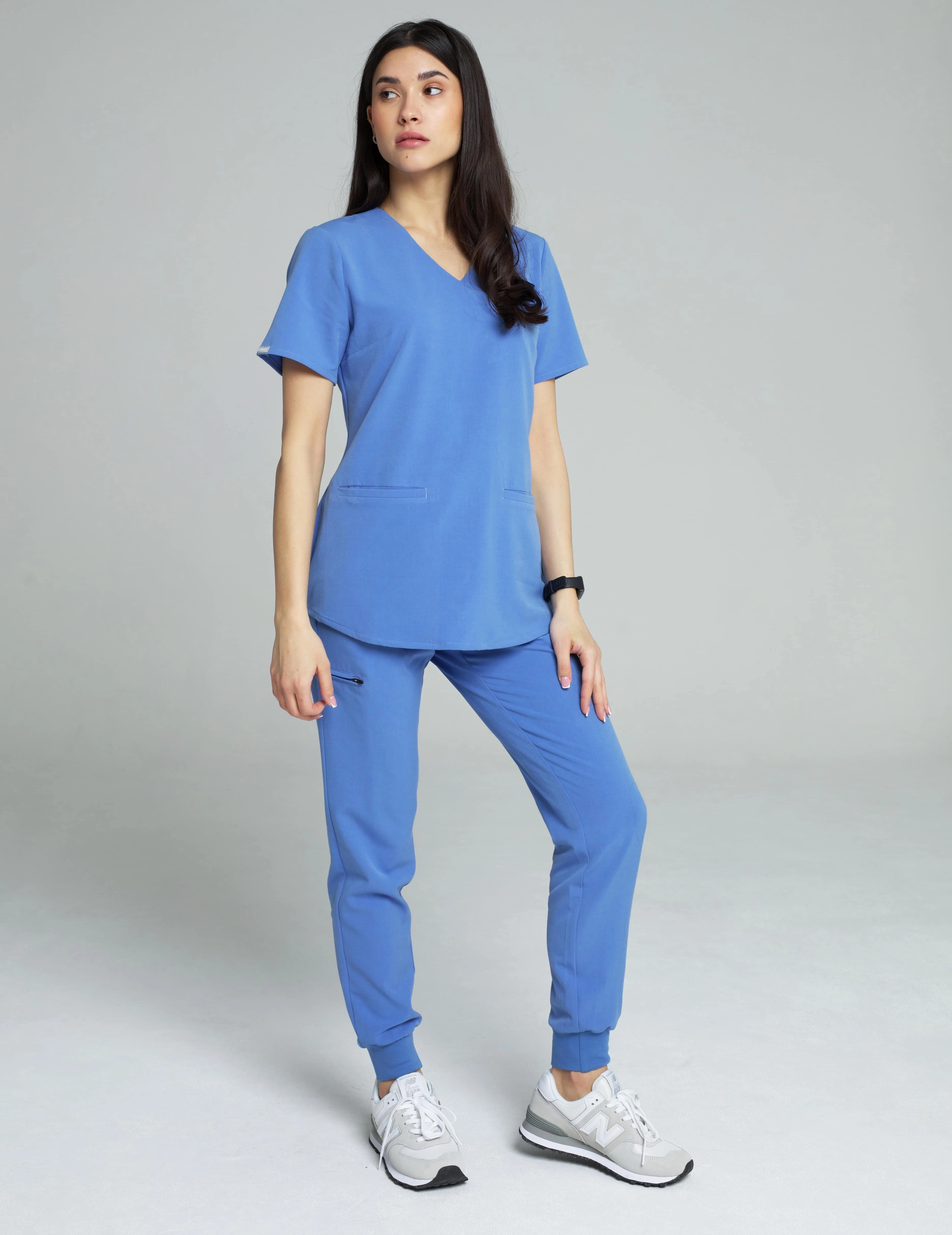 Grace Scrub Top - MARINA BLUE