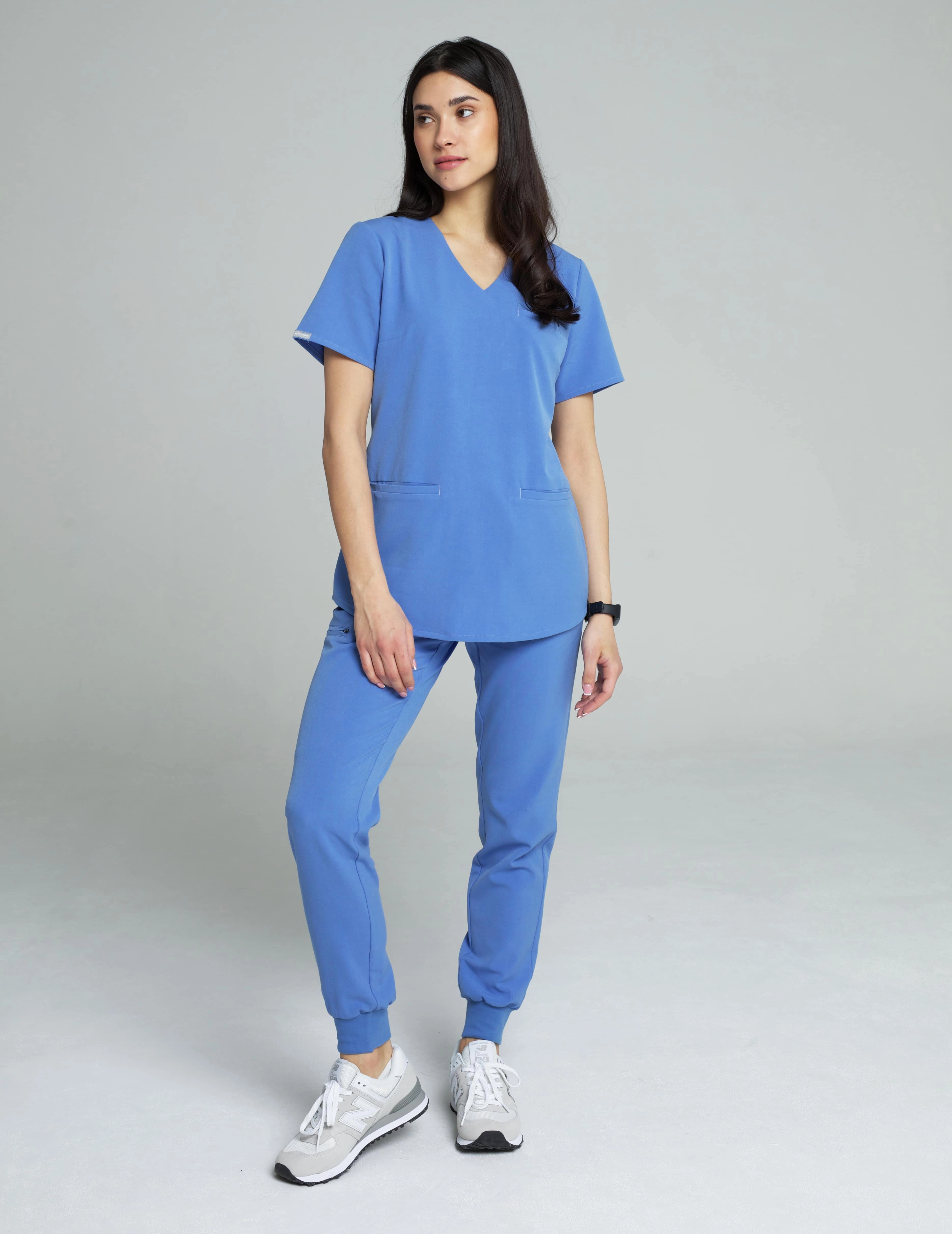 Grace Scrub Top - MARINA BLUE