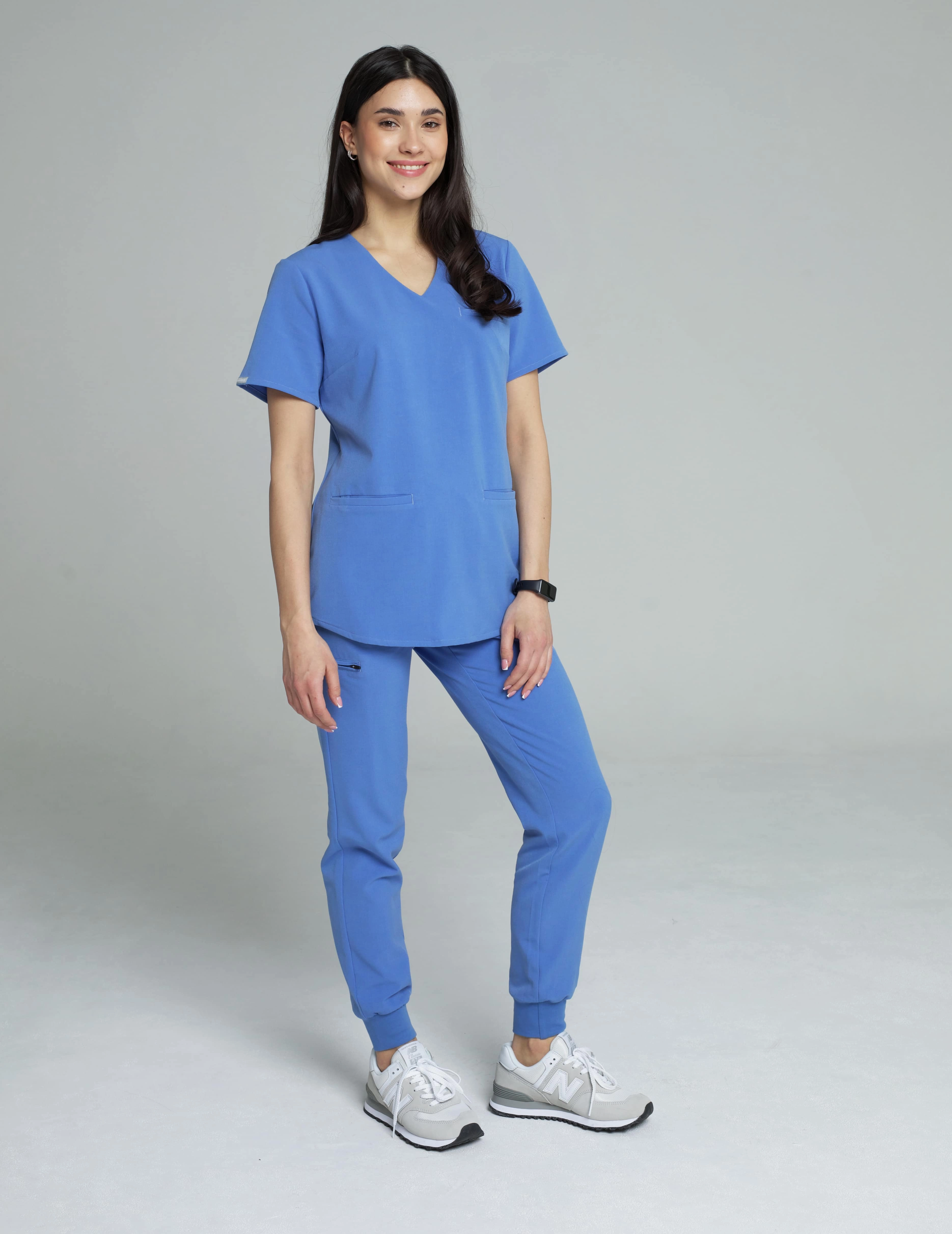 Grace Scrub Top - MARINA BLUE