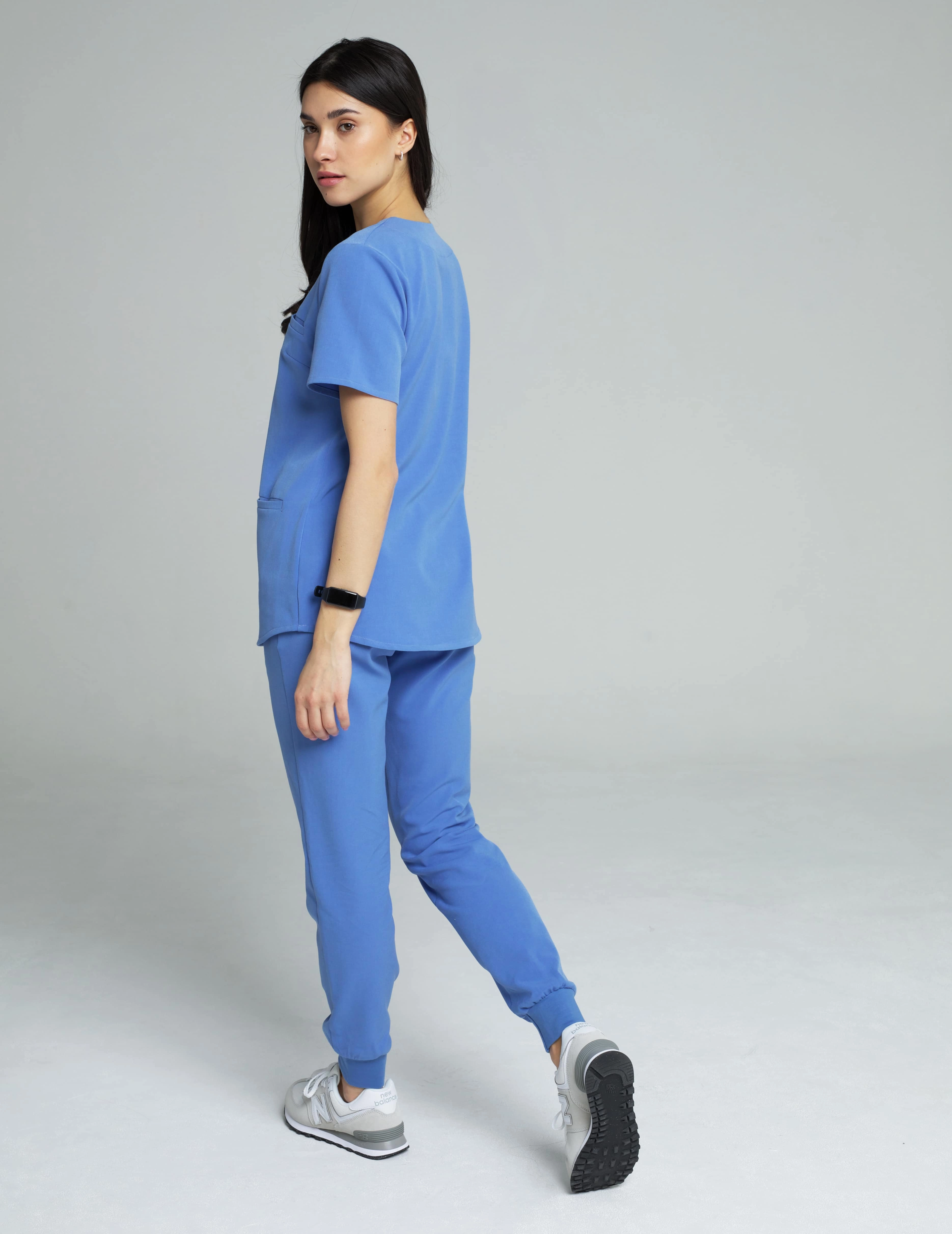 Grace Scrub Top - MARINA BLUE