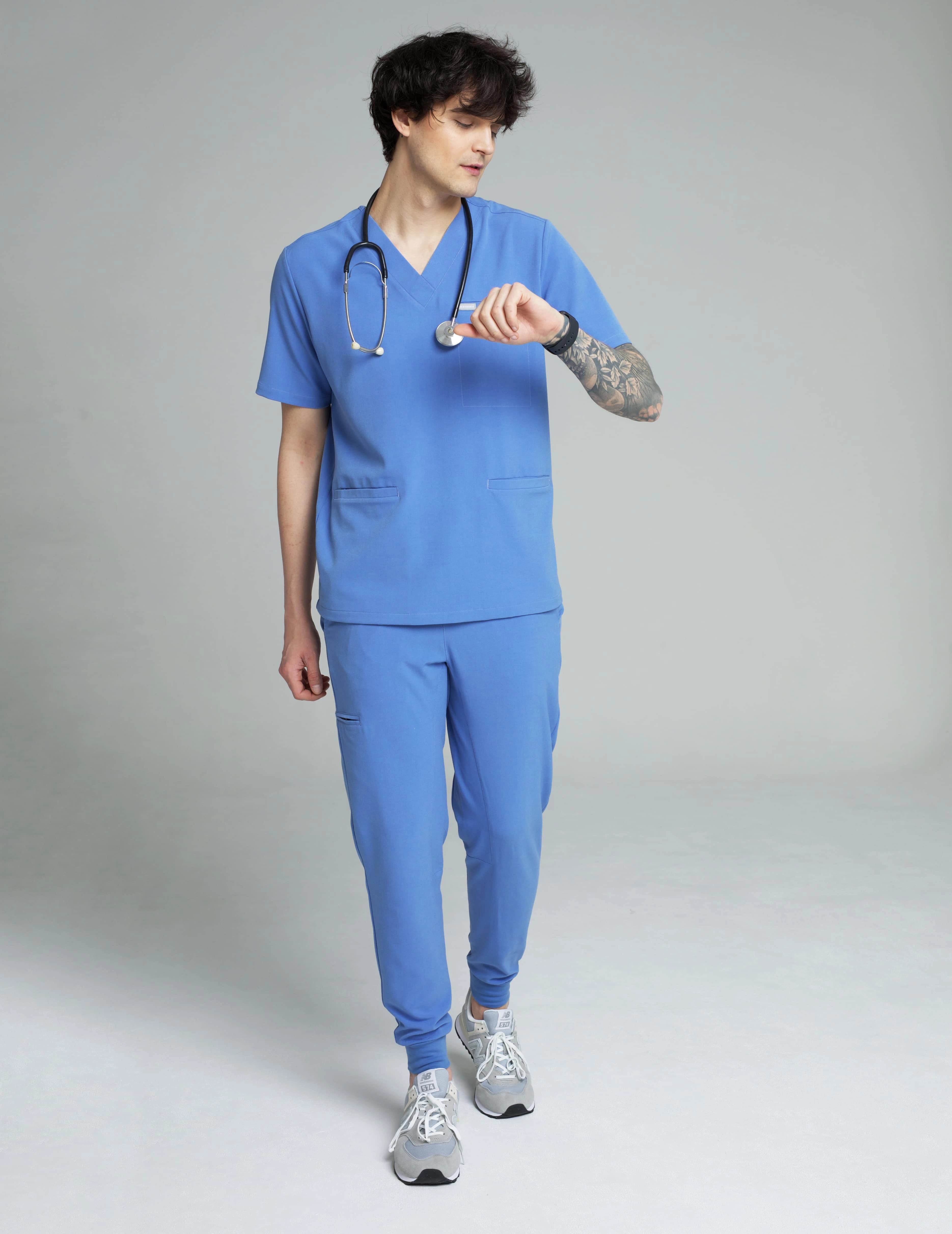 Birbal Medical Sweatshirt - MARINA BLUE