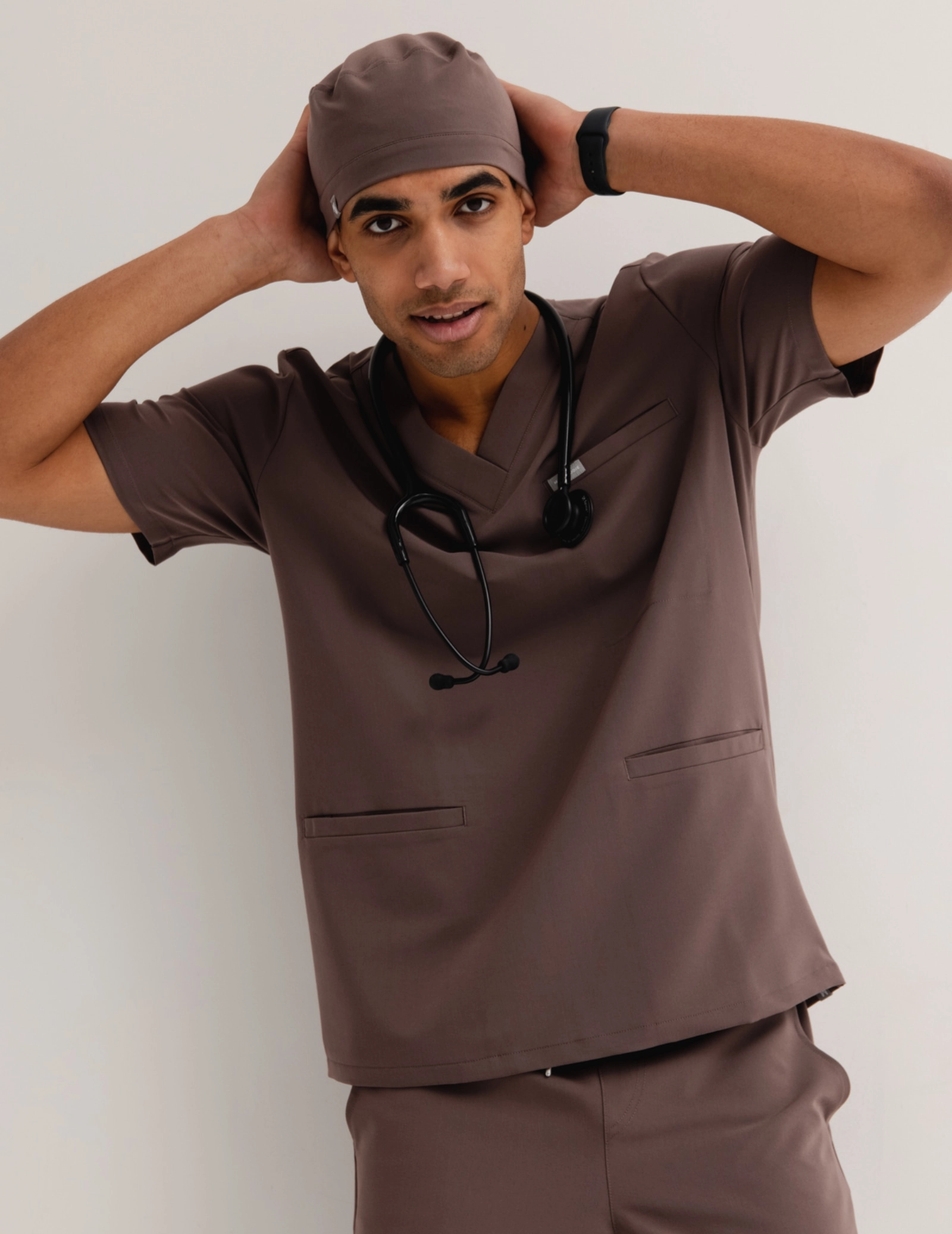 Surgical cap - CHOCOLATE BROWN