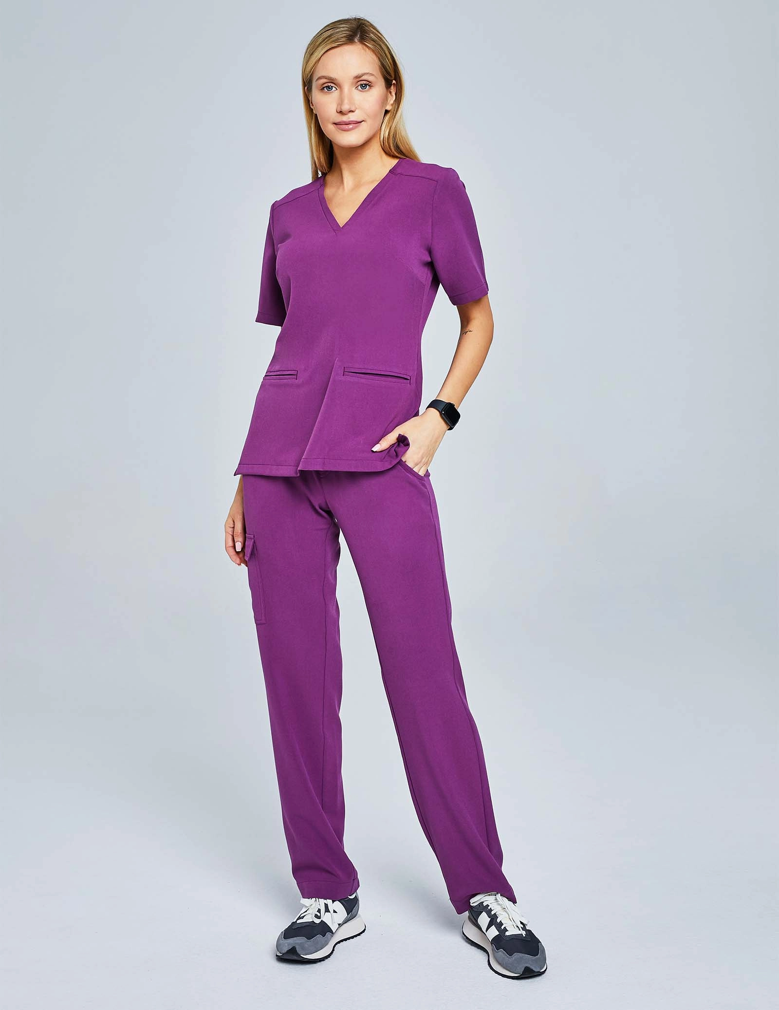 Casy Medical Sweatshirt - GRAPE PURPLE