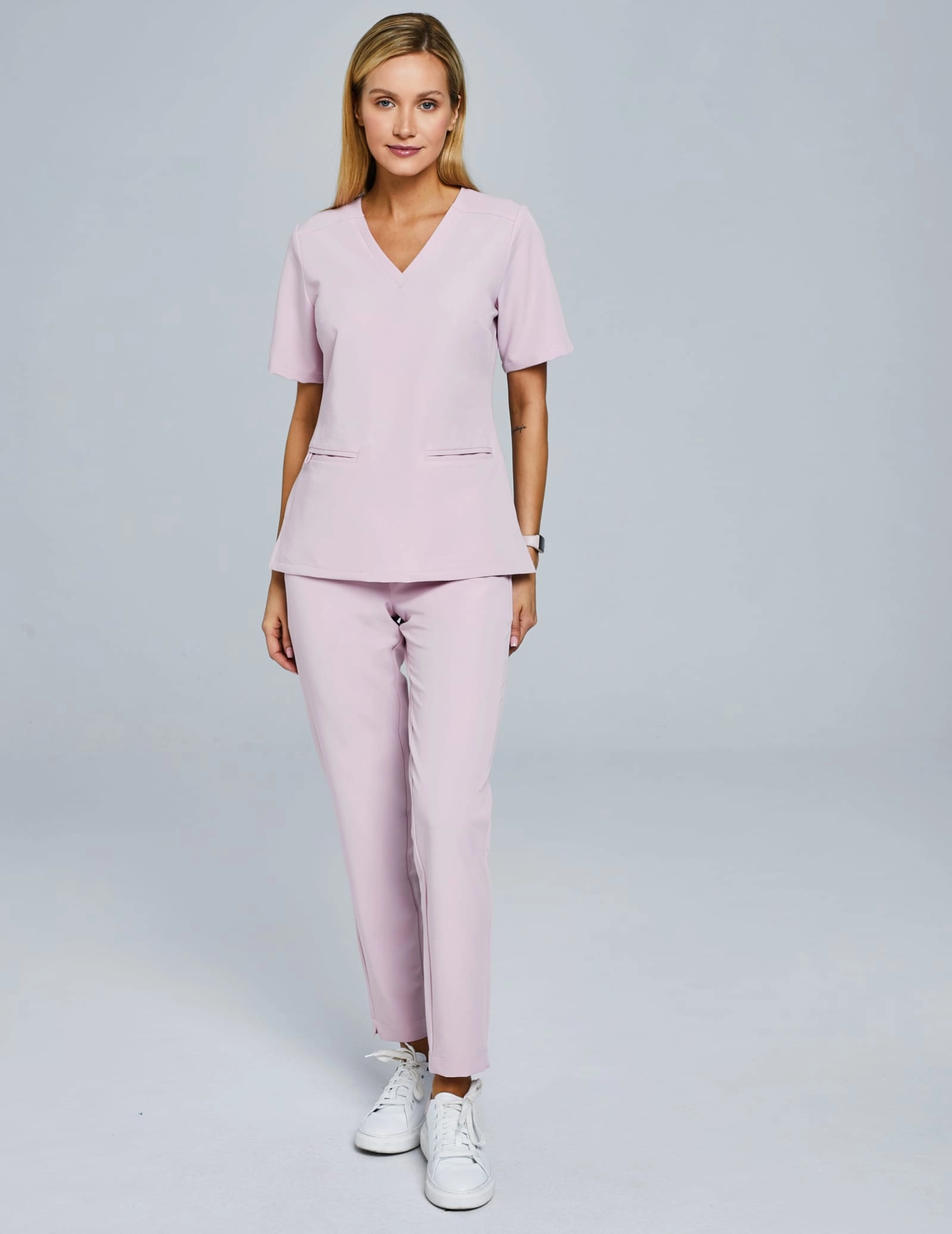 Women's Basic Trousers - BLUSH PINK OUTLET