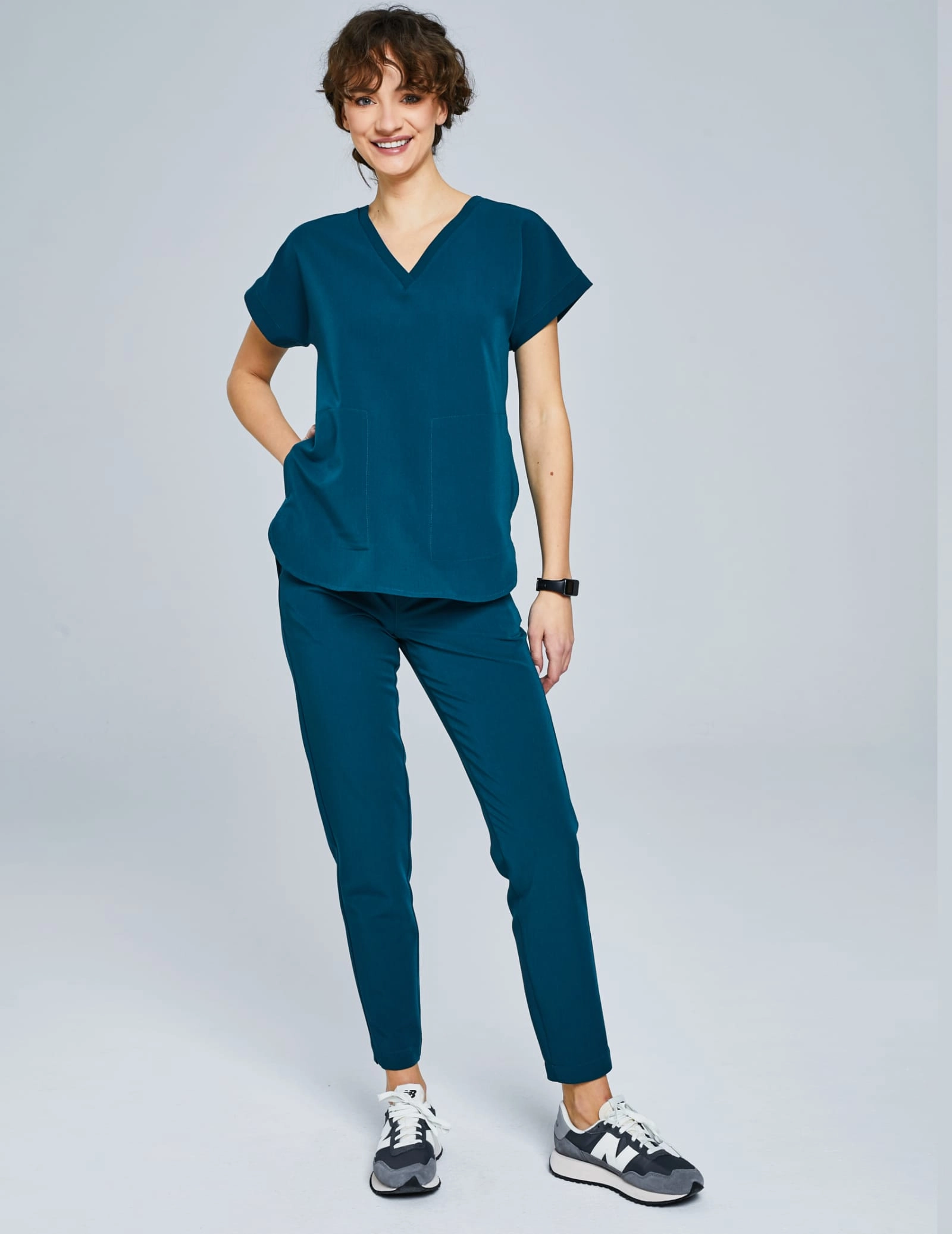 Scrub Top Kendall - DEEP GREEN