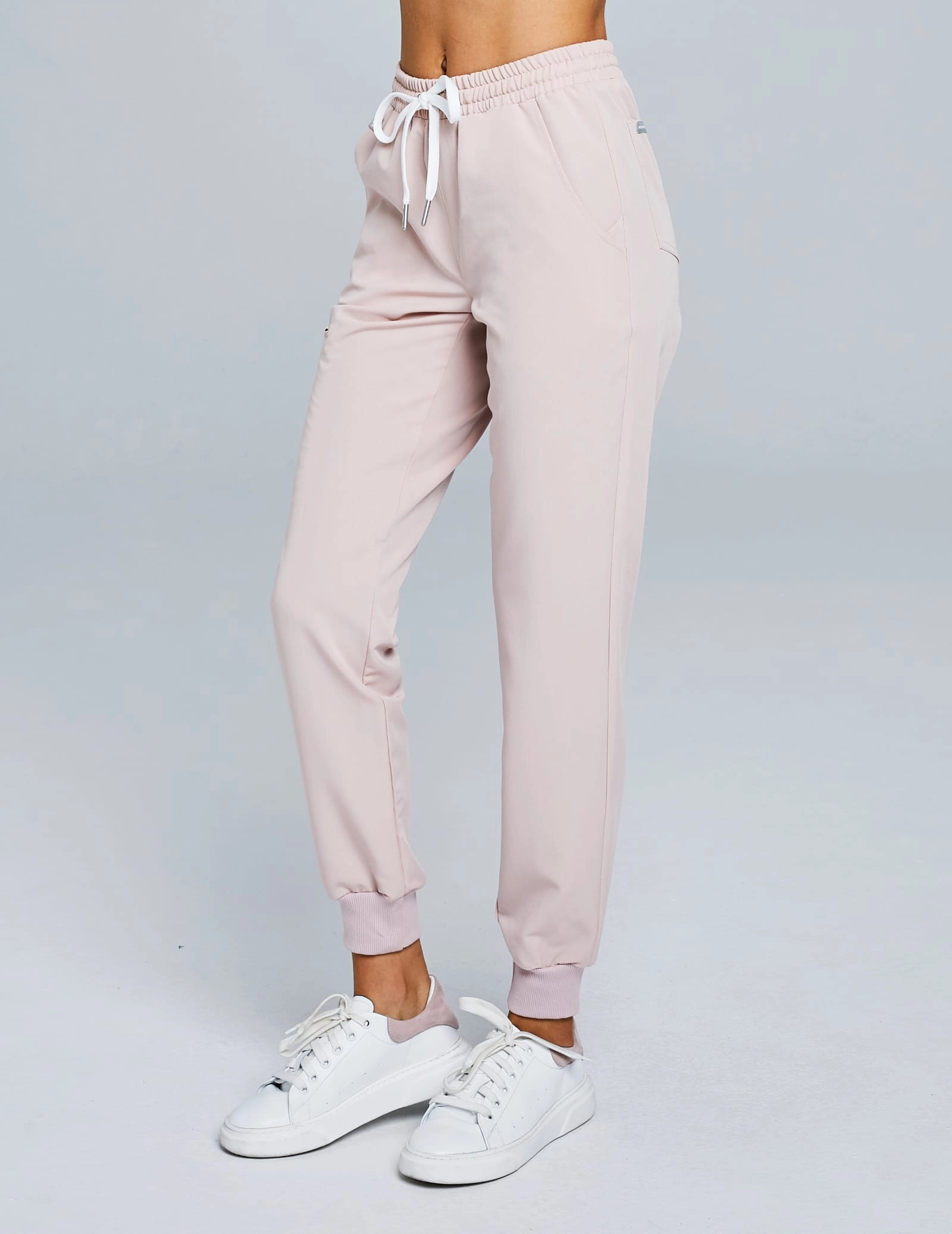 OUTLET Women`s Jogger Pants - DUSTY ROSE