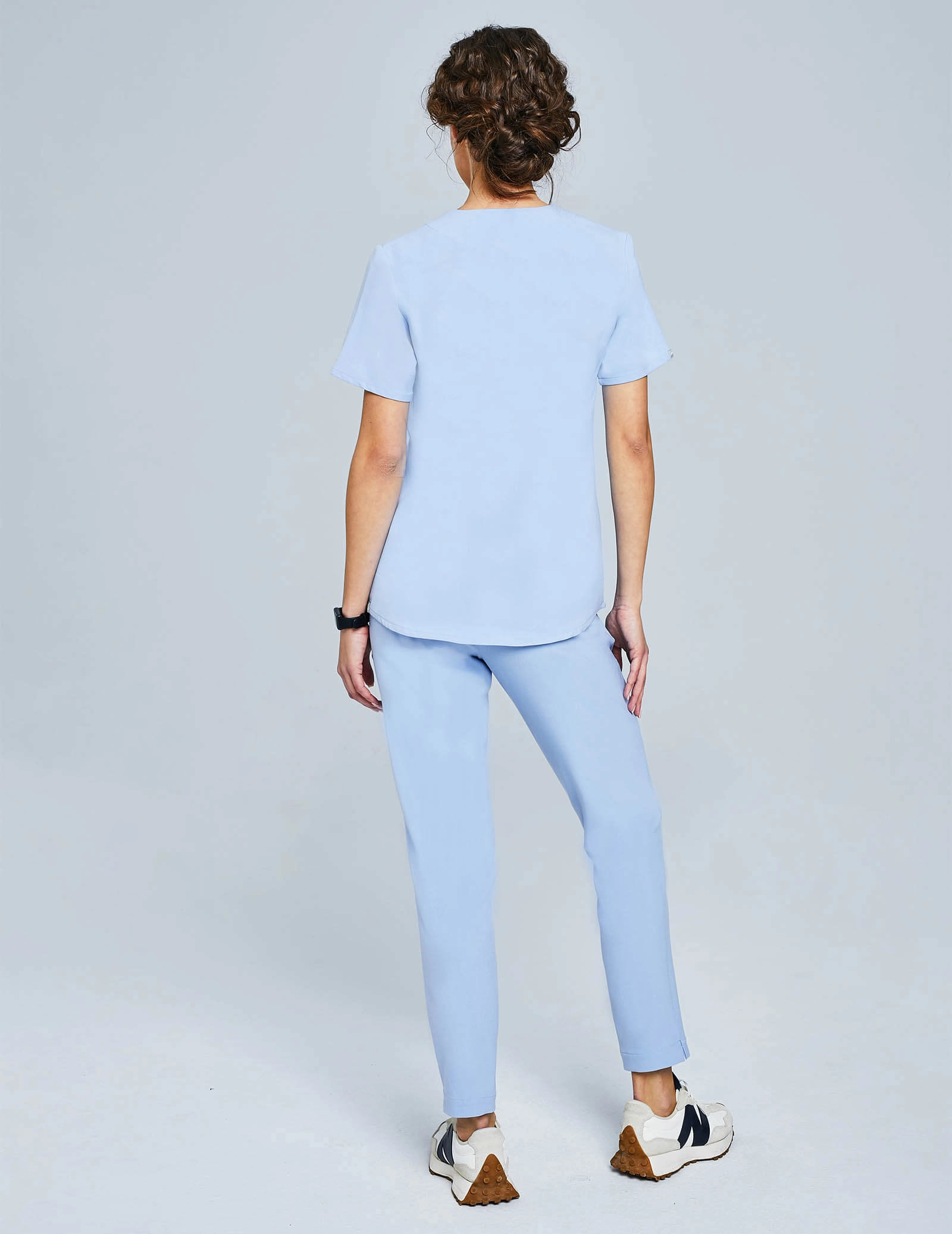 OUTLET Women's Basic Pants - CEIL BLUE