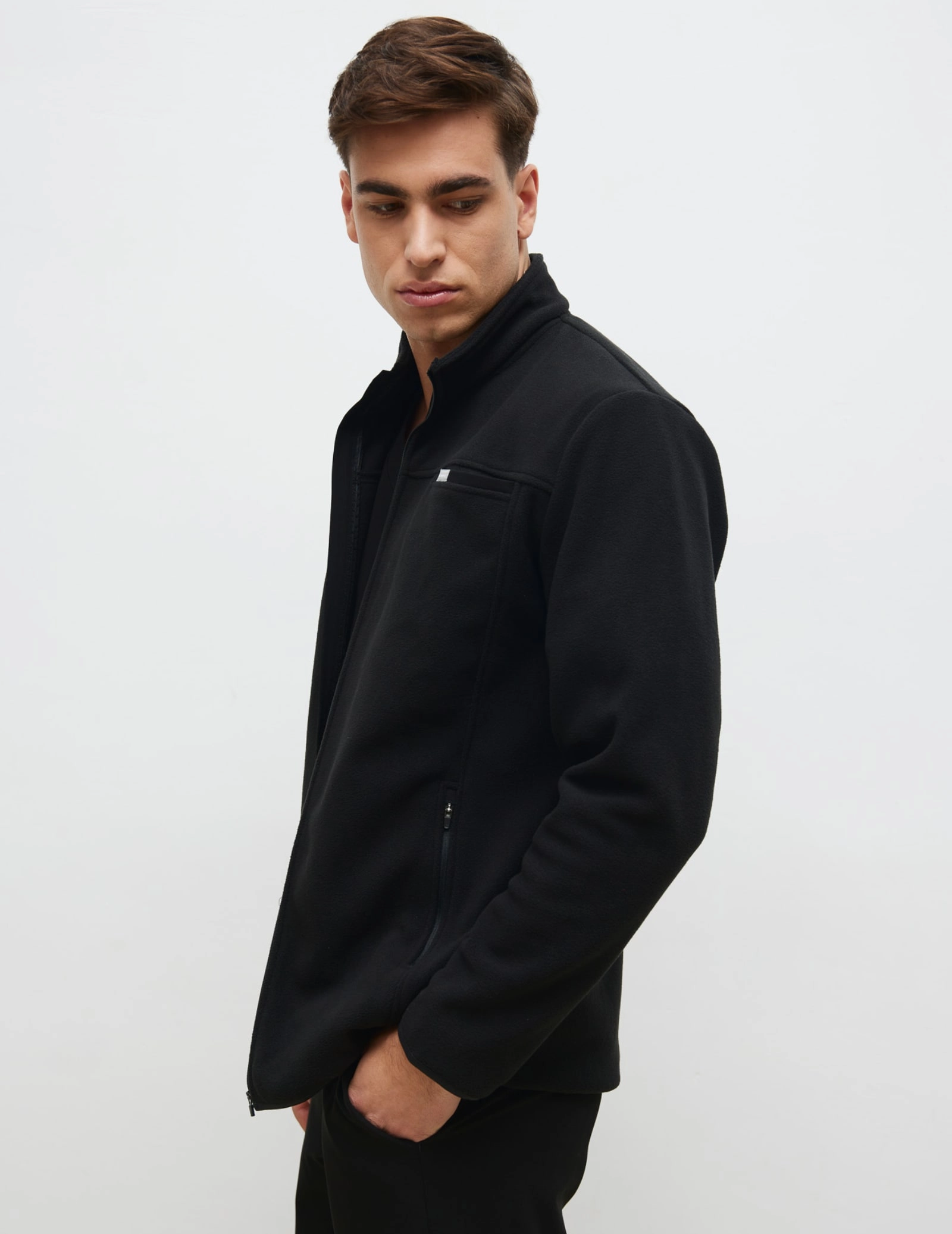 Men's COZY HEAT fleece sweatshirt - Black