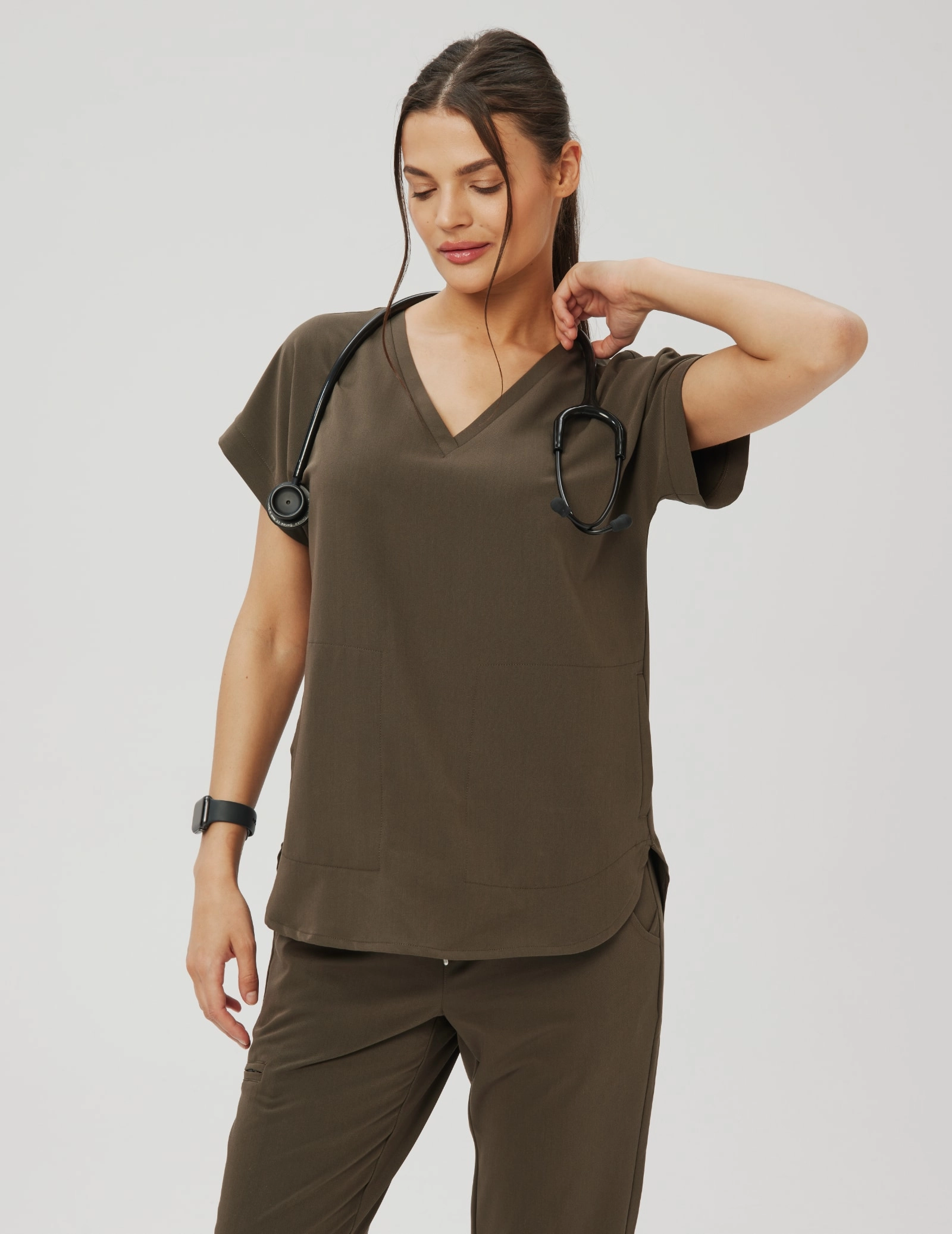 Kendall Medical Sweatshirt - OLIVE NIGHT