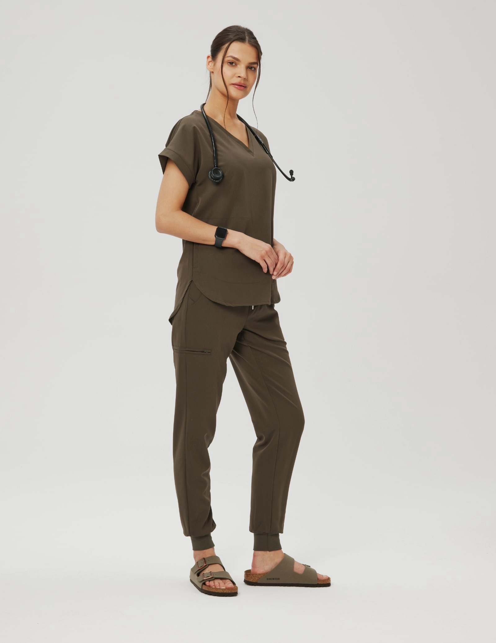 Kendall Medical Sweatshirt - OLIVE NIGHT