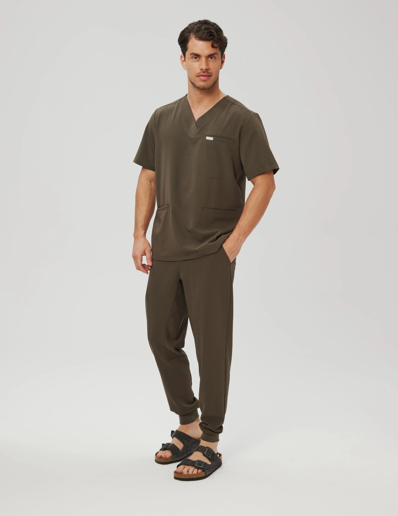 Birbal Medical Sweatshirt - OLIVE NIGHT